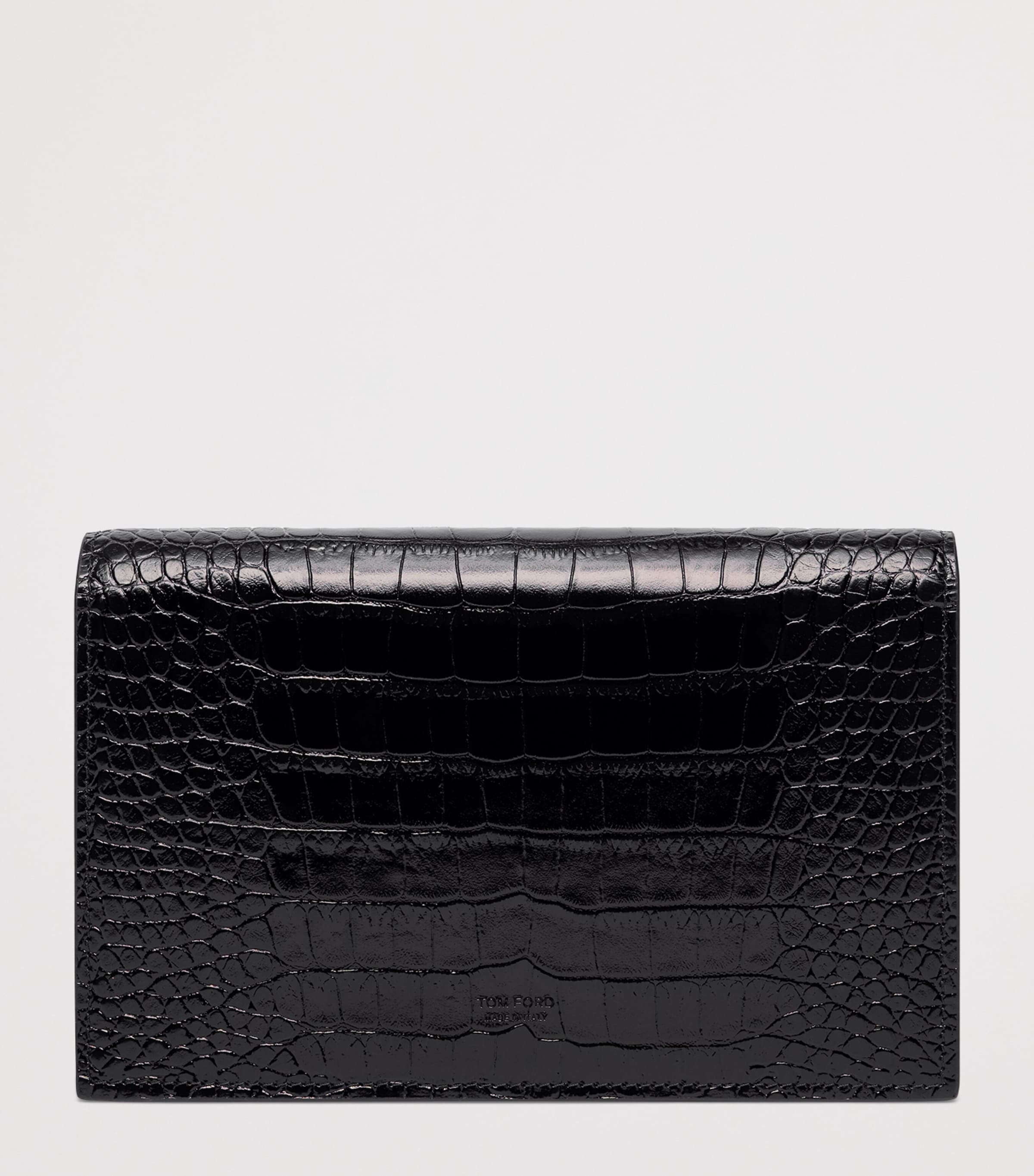 TOM FORD Small Croc-Embossed Leather Bag Naa Image 5