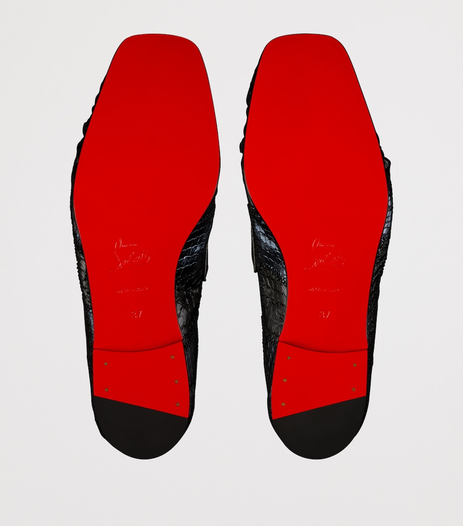 Mocallista Patchwork Leather Loafers B886 Image 6