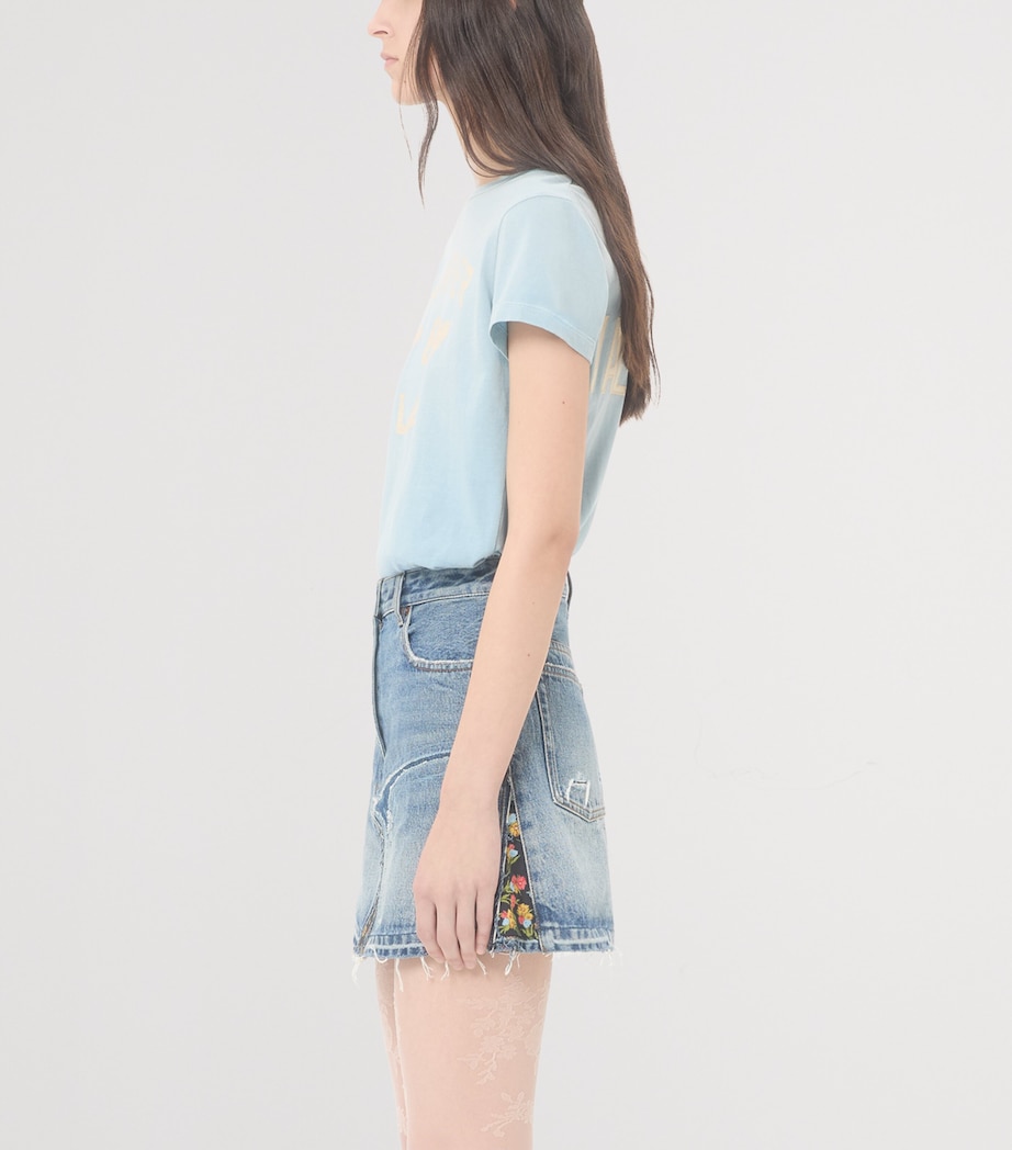 Valentino Womens Cotton Printed T-Shirt Image 3
