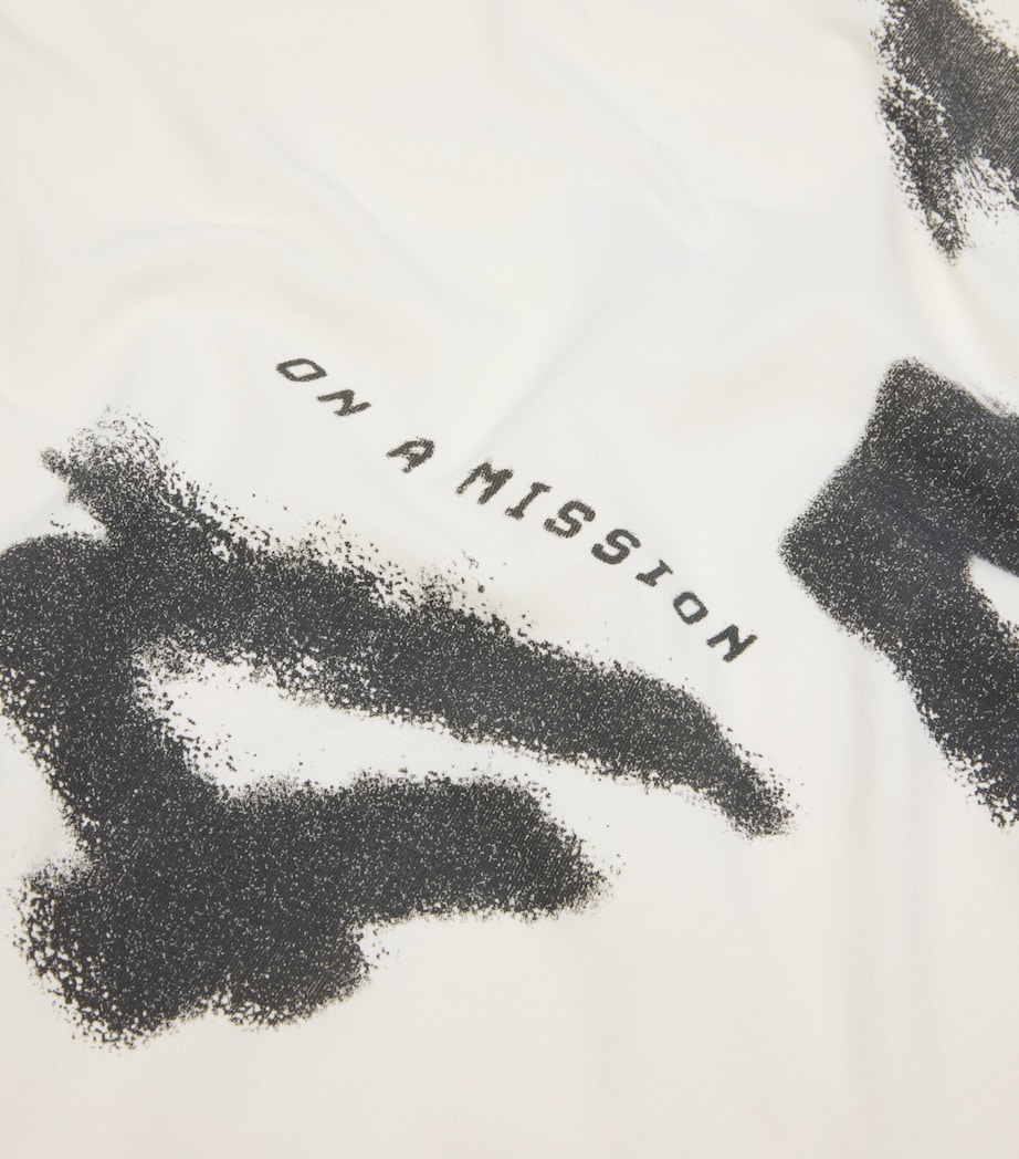 247 Motion Oversized T-Shirt FLAT WHITE Image 2