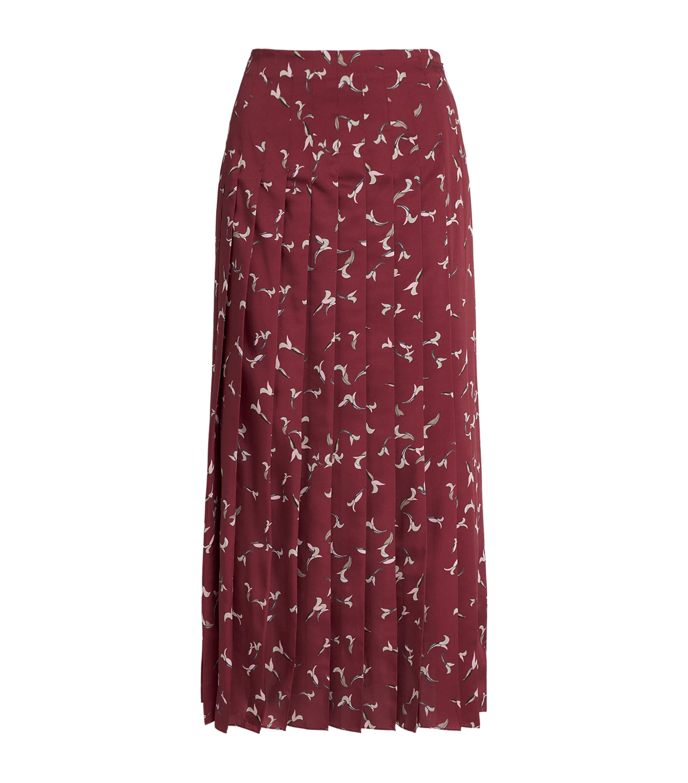Altuzarra Womens Pleated Monti Midi Skirt Btncl Image 1