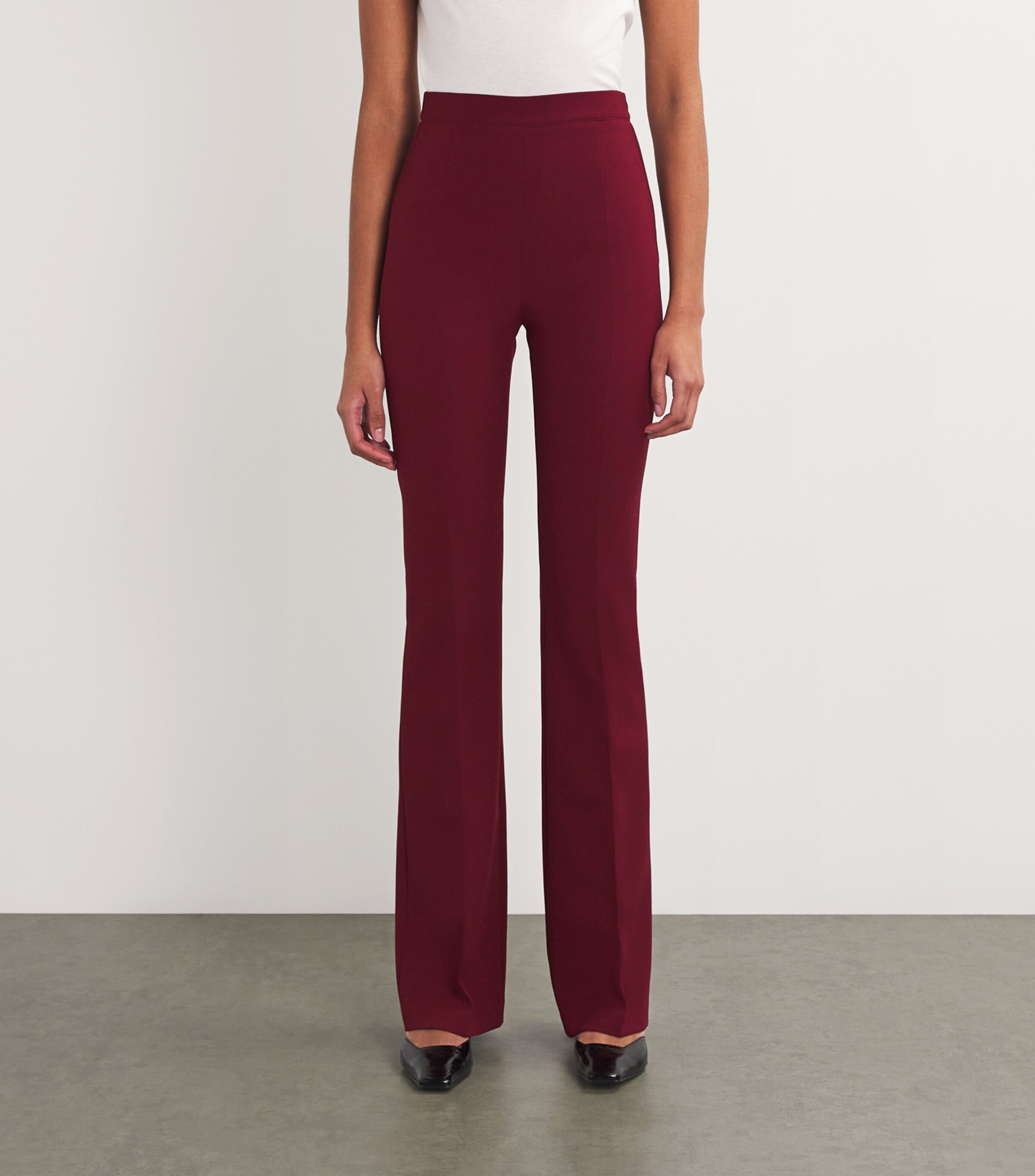 Safiyaa Womens Crepe Tailored Trousers Swinton Image 3