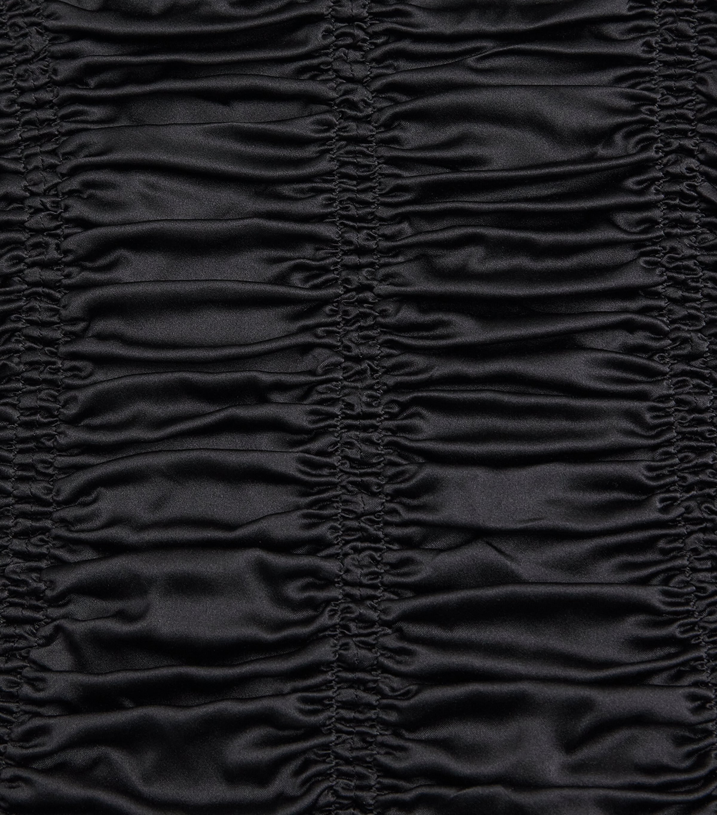 Khaite Womens Silk Charmeuse Rory Blouse Black Image 6