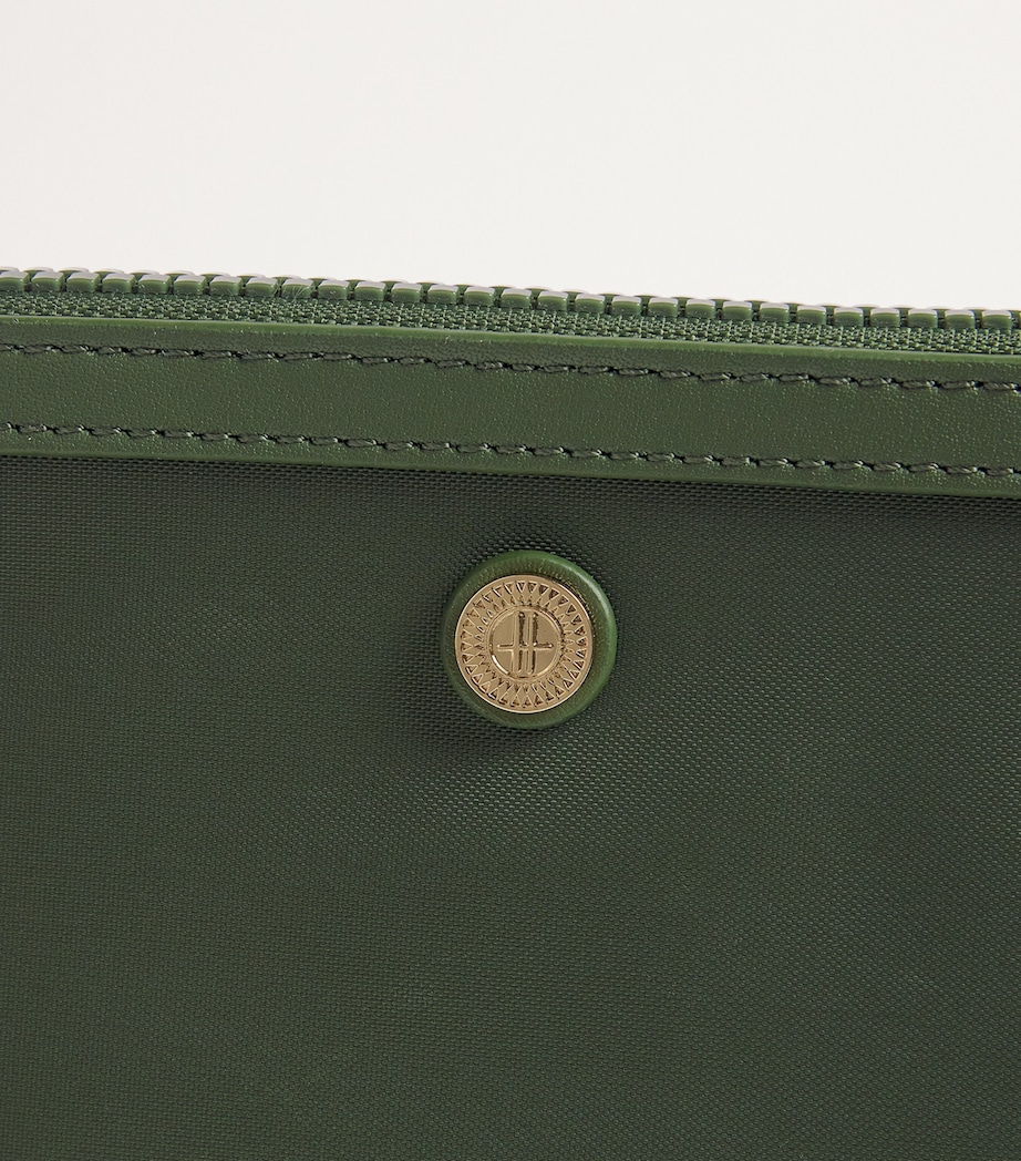 Large Nylon Wash Bag GREEN Image 4