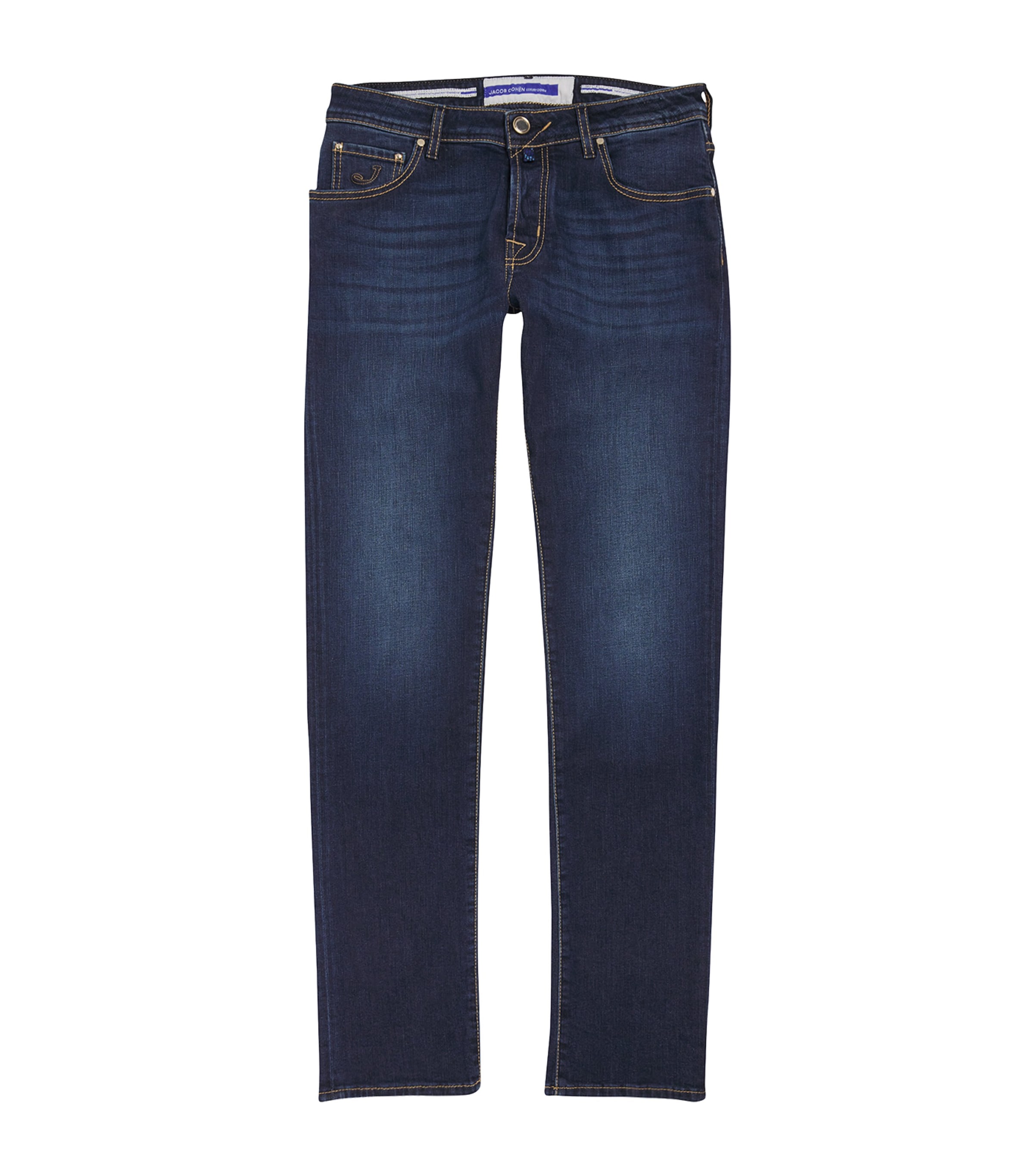 Shop Jacob Cohen Nick Slim Jeans In Navy