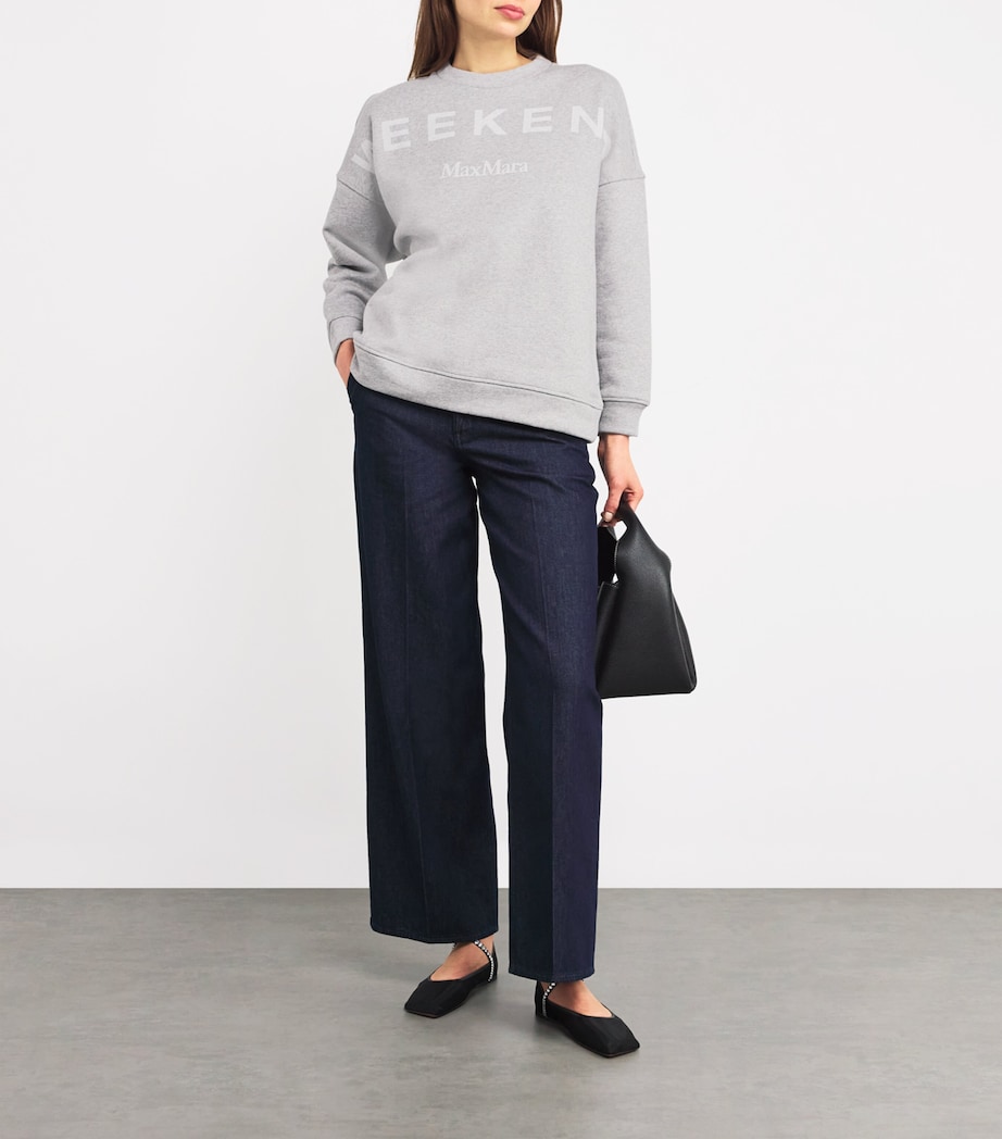 Cotton Logo Sweatshirt MEDIUM GREY Image 2