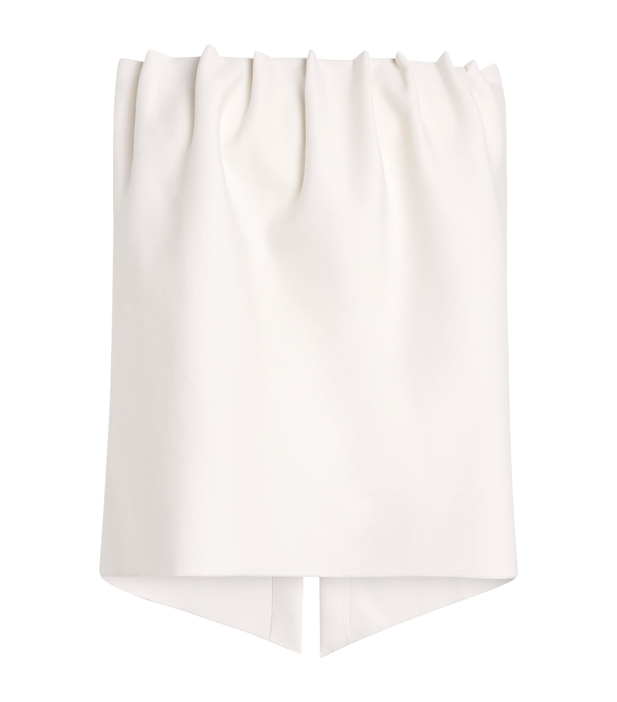 House Of Dagmar Ruched Sleeveless Top In White