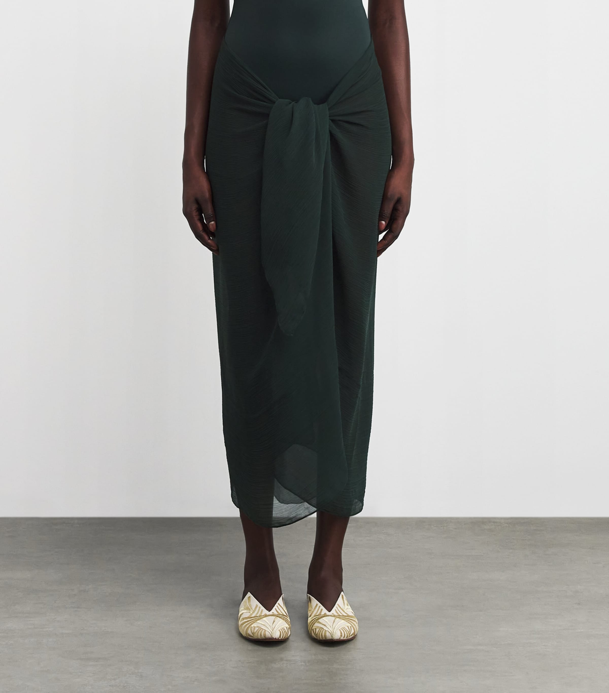 Santorini Sarong IVY GREEN Image 3