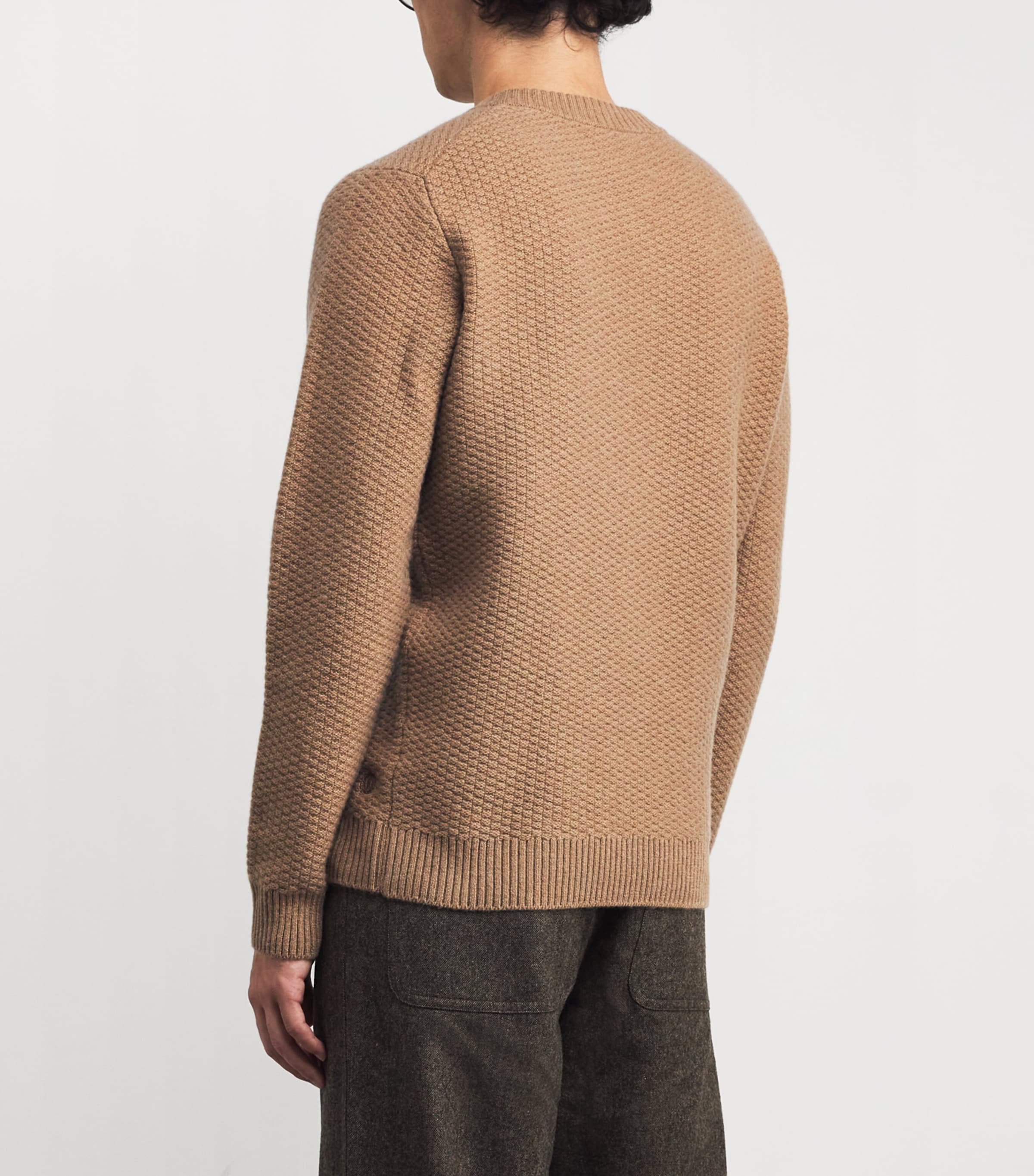 Cashmere Textured Sweater LLAMA Image 4