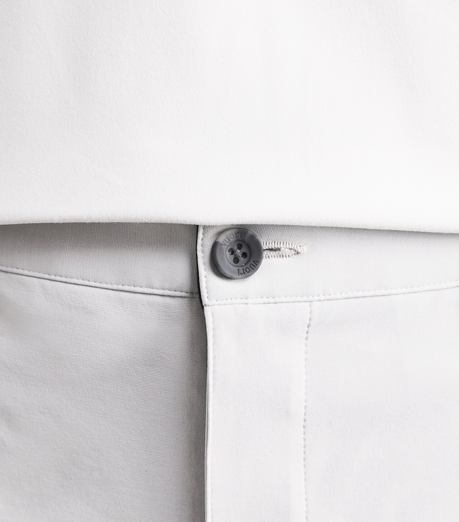 VUORI Mens 8’’ Aim Shorts Sll Salt Linen Image 3