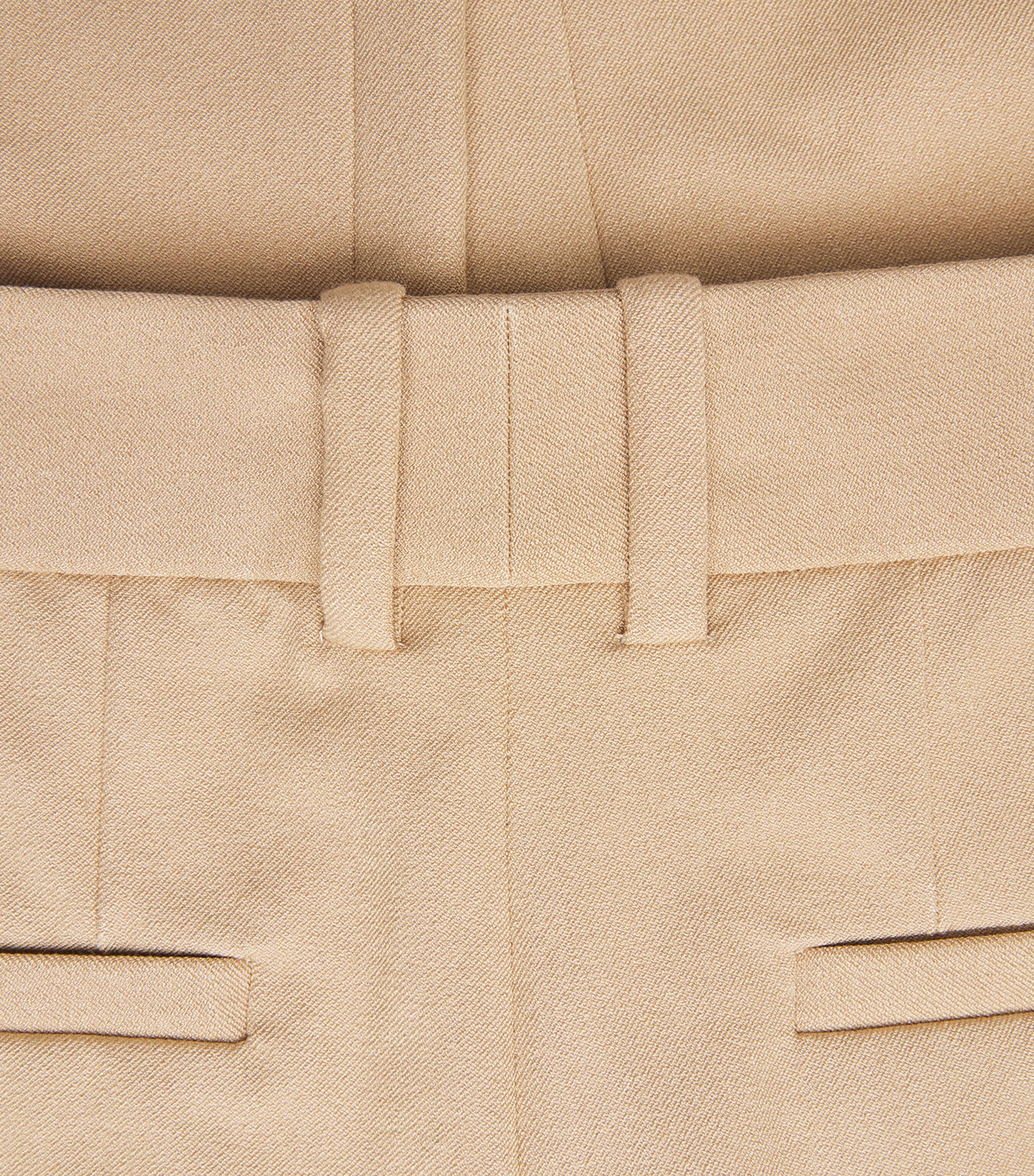 Joseph Womens Gabardine Coleman Slim Trousers Powder Image 5