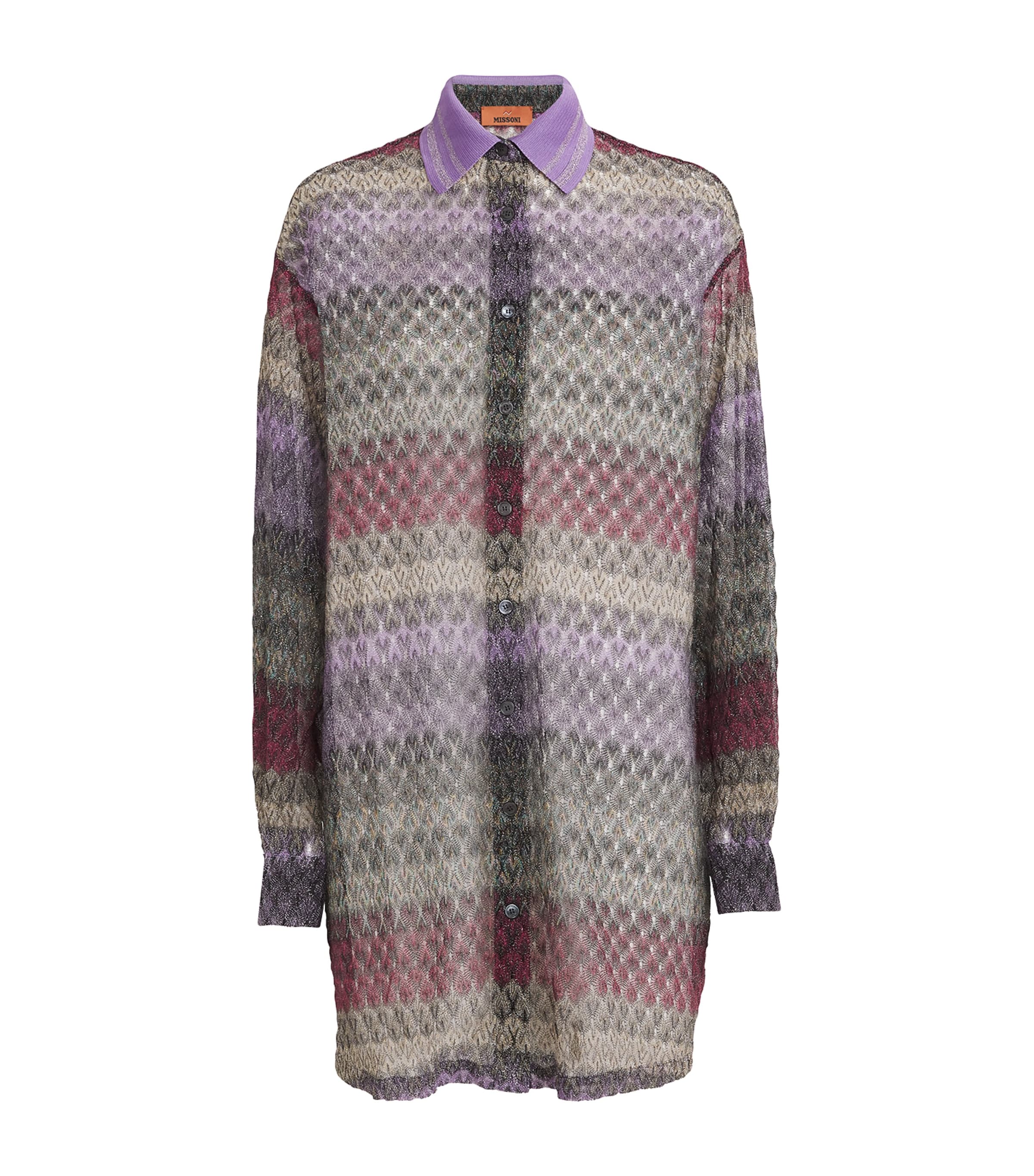 Shop Missoni Metallic Longline Shirt