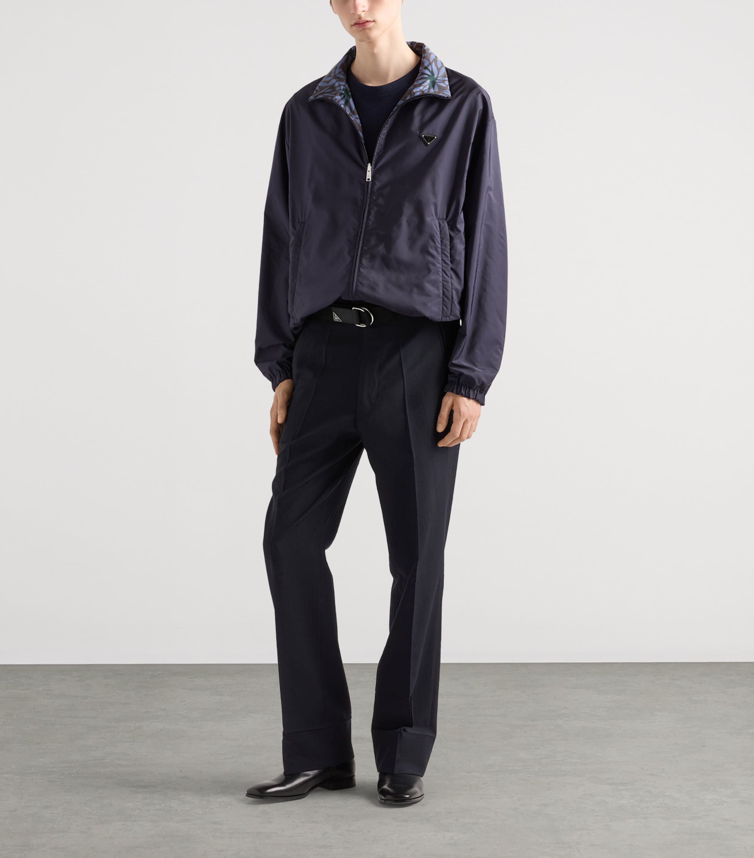 Prada Mens Reversible Re-Nylon Bomber Jacket Image 2