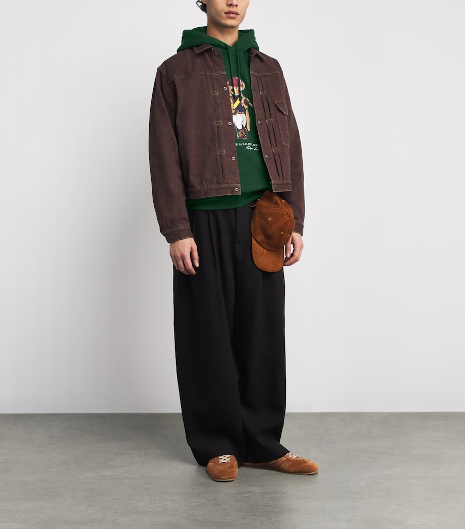 Cotton-Blend Polo Bear Hoodie NW FRST-SOCIETY BEAR Image 2