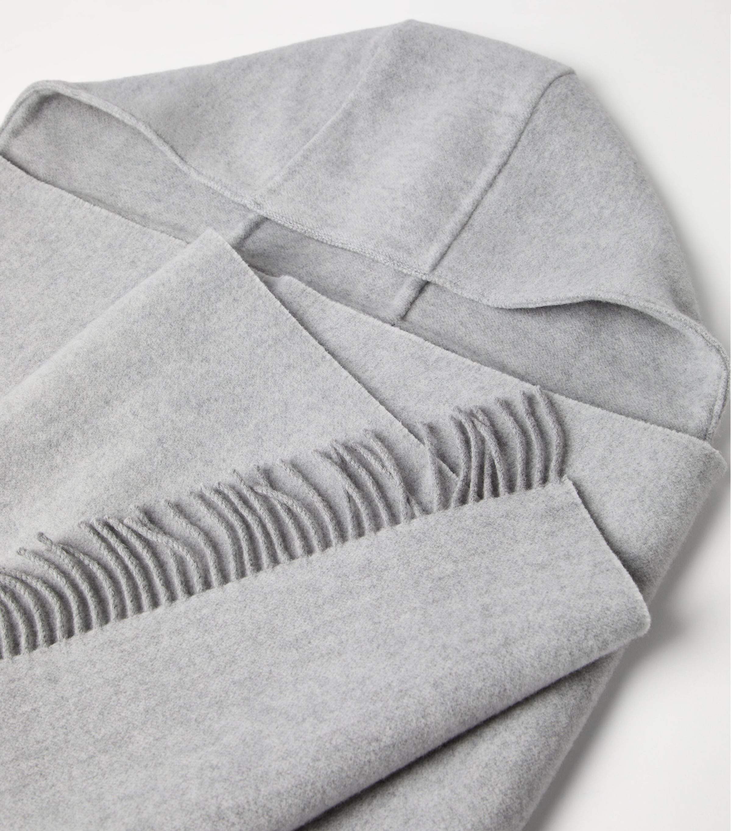 Wool-Cashmere Hood Scarf C0108 Image 5