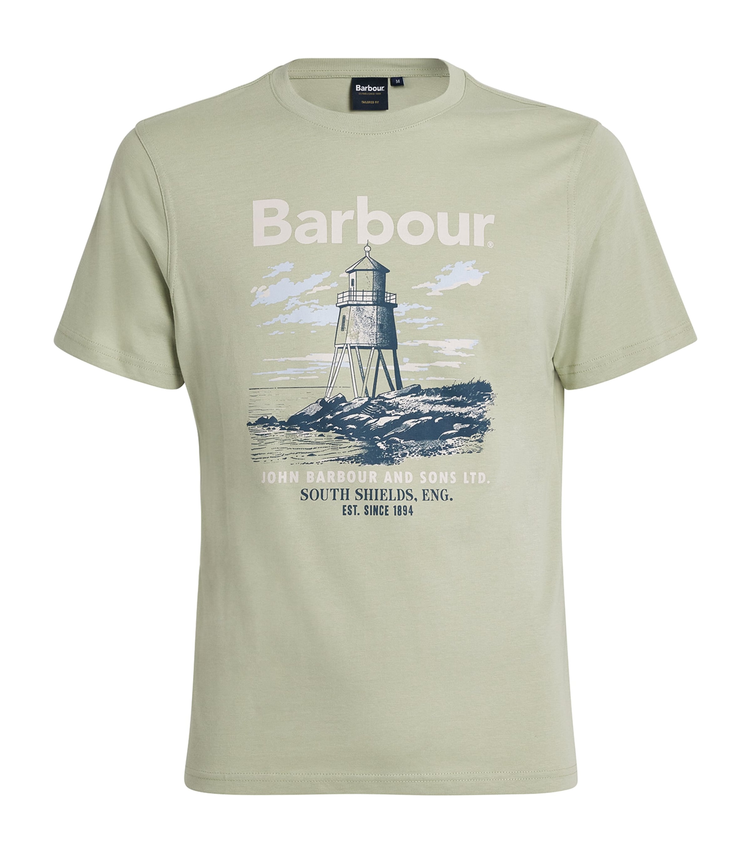Barbour Cotton Harbourside Graphic T-Shirt | Men Clothing | T-Shirts | Logo T-shirts | Designers | Barbour