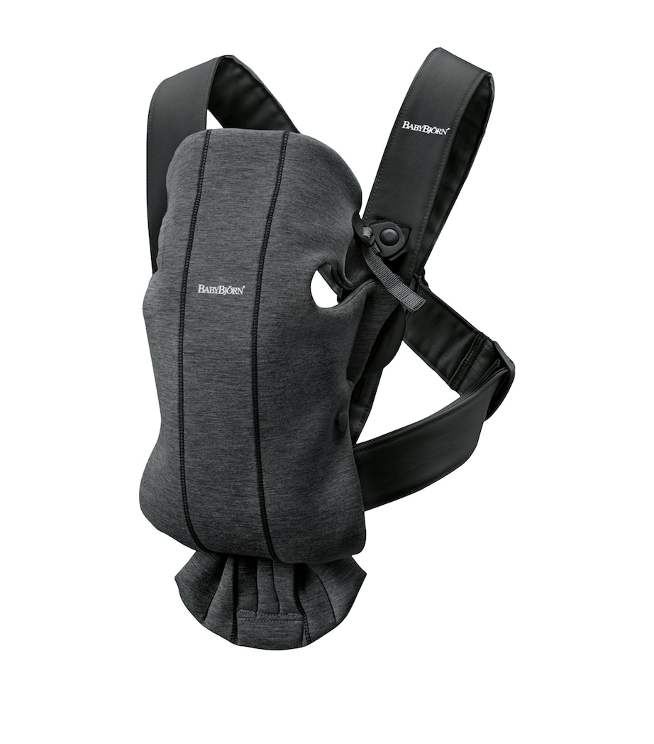 3D Jersey Mini Baby Carrier CHARCOAL GREY Image 1