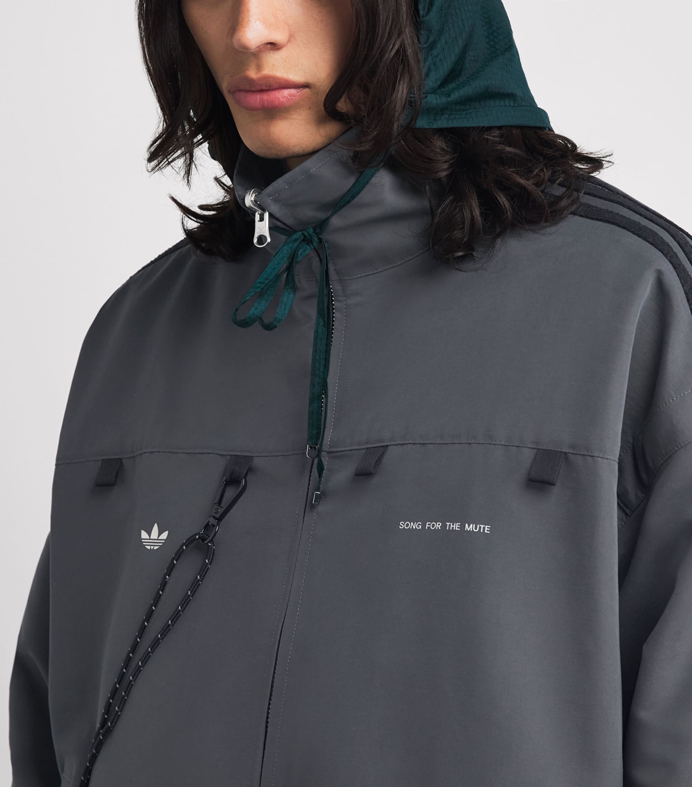 adidas Grey x Song for the Mute Track Jacket | Harrods UK