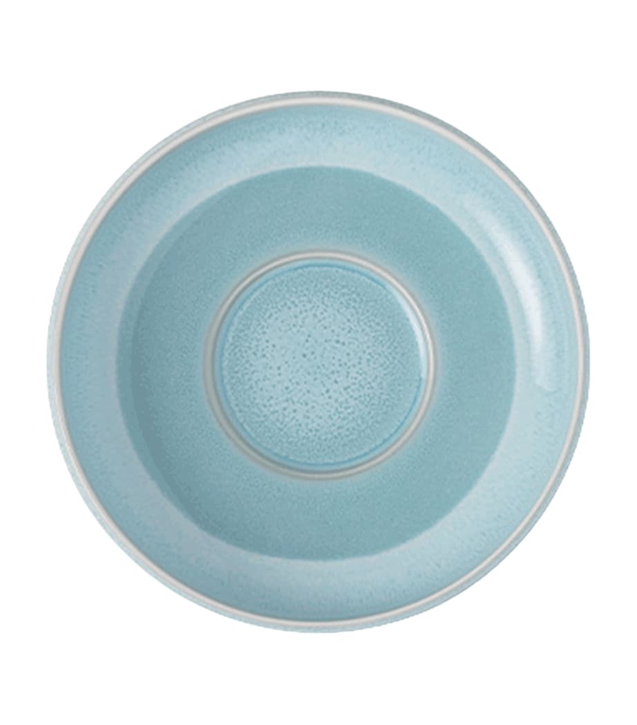 Villeroy & Boch Porcelain Perlemor Espresso Cup and Saucer Blue Image 1