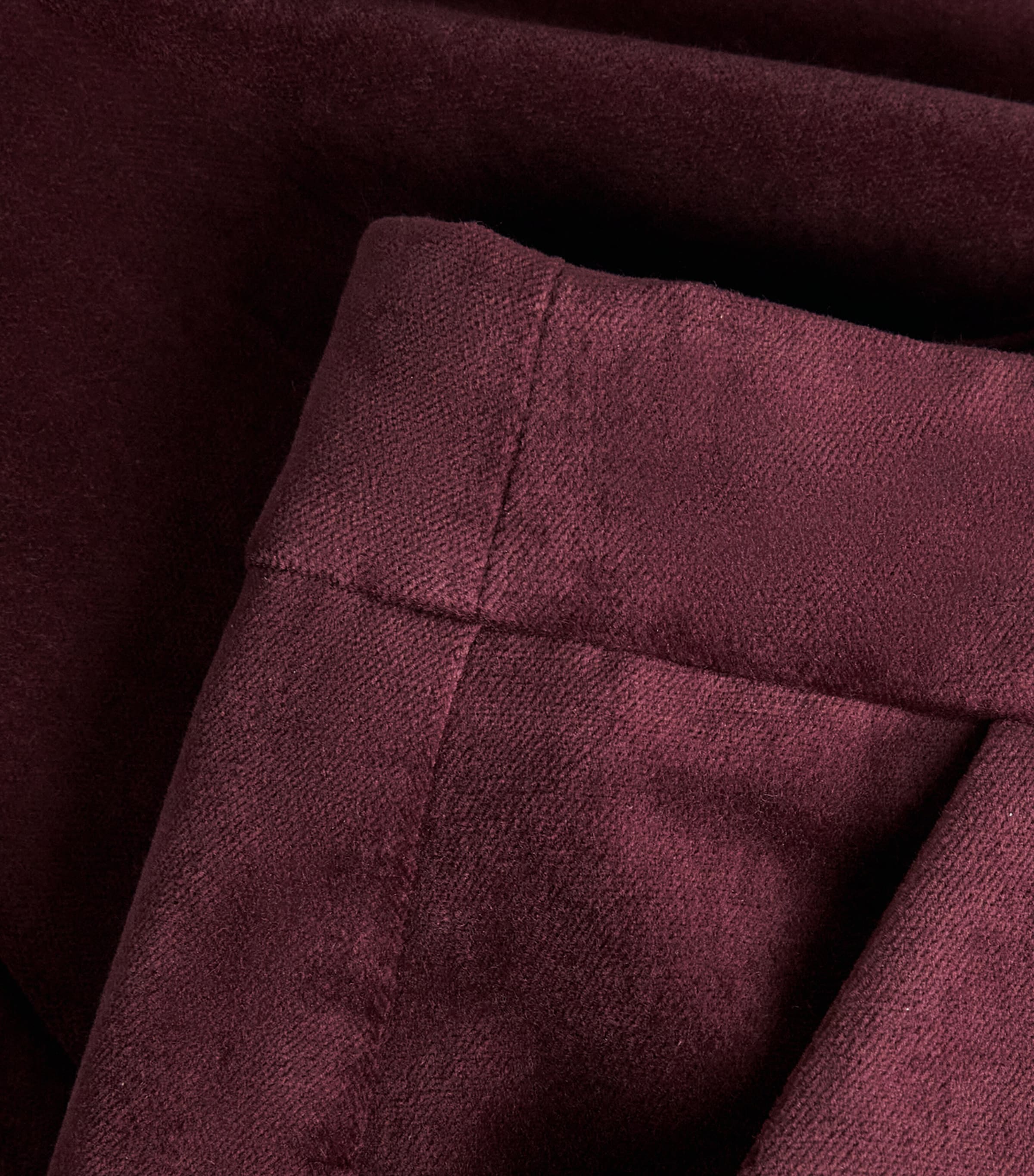 Veronica Beard Womens Velvet Flair Gracie Trousers Burgundy Image 6