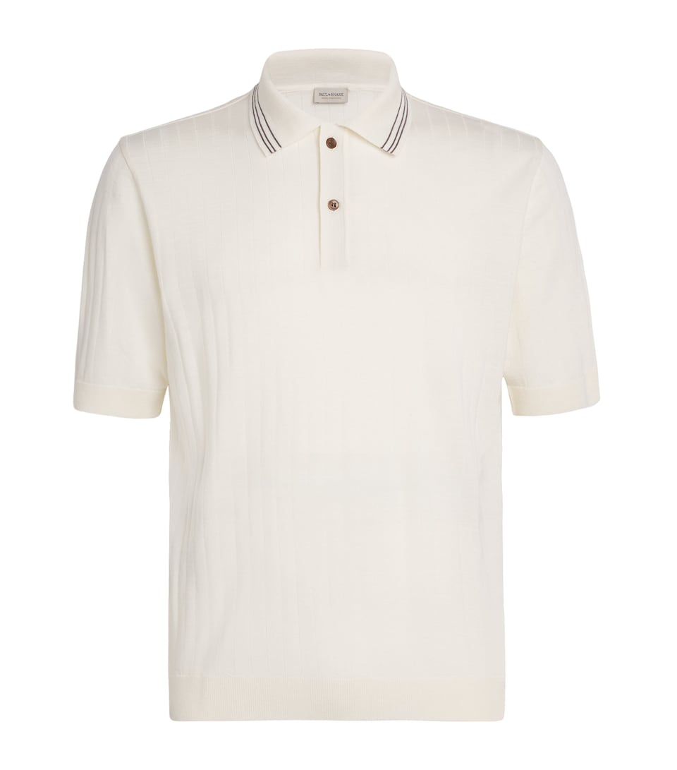 Wool-Cashmere Polo Shirt