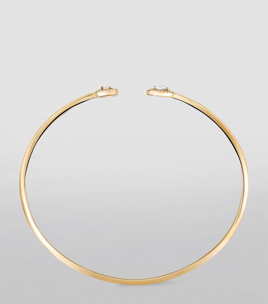 Yellow Gold and Diamond My Twin Bangle YELLOW GOLD Image 2
