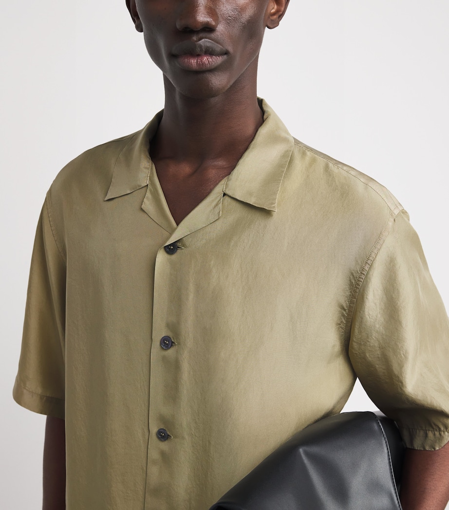 Silk Camp Shirt 385 SALVIA Image 6