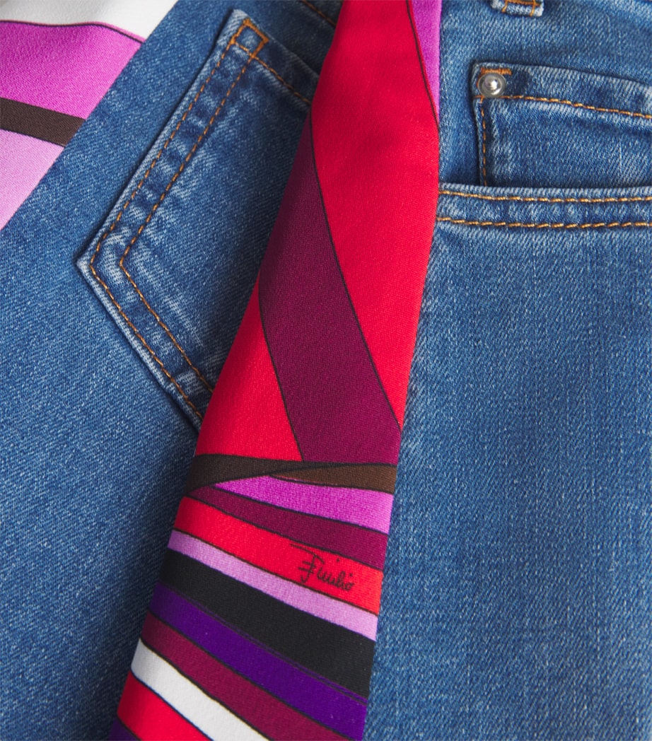 Side-Patterned Skirt (4-14 Years) 620BLUE Image 3