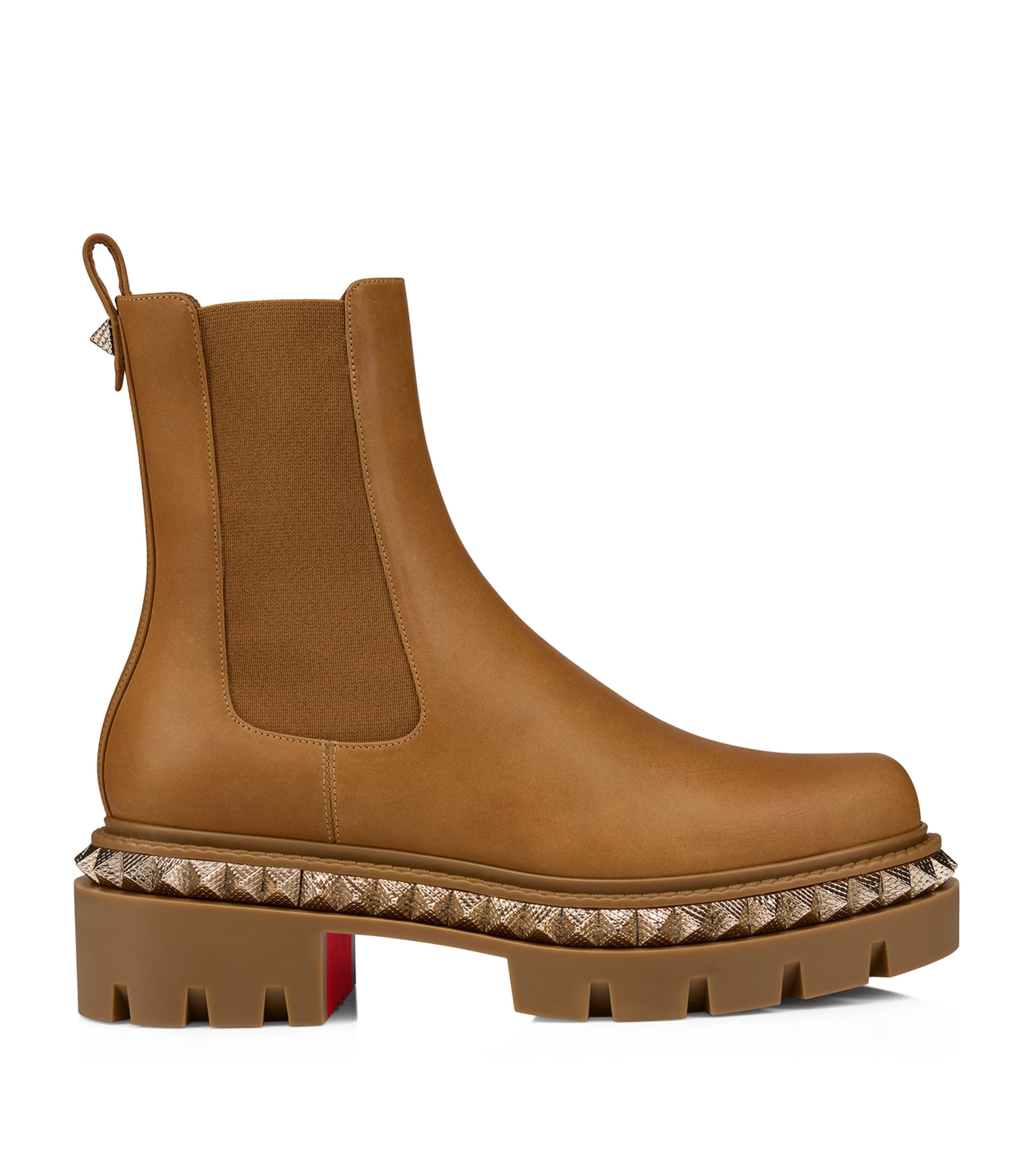 Christian Louboutin St Emilia Pyraclou Leather Chelsea Boots In Multi