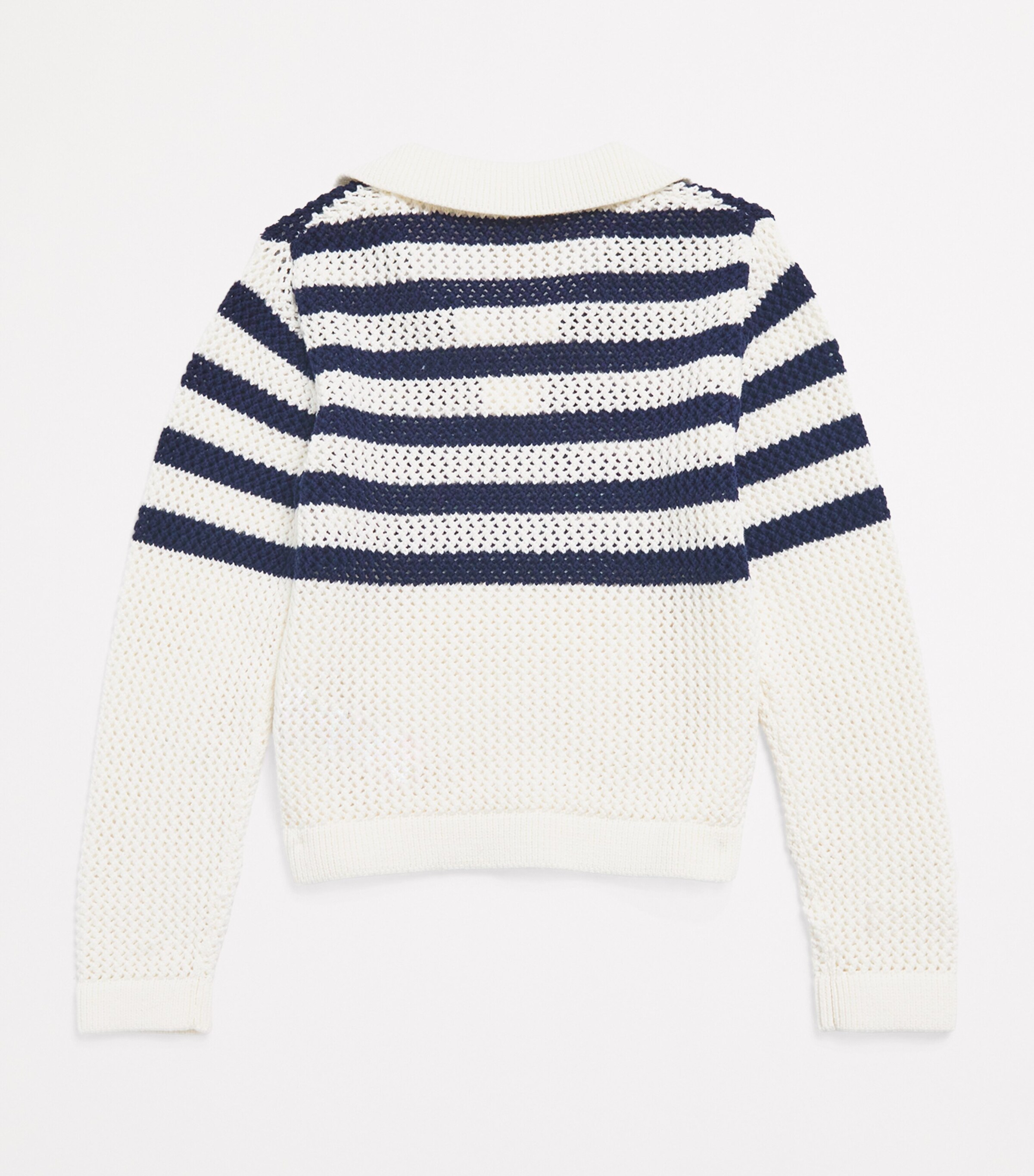 Givenchy Kids Cotton Crochet Stripe Sweater (4-12+ Years) Unique Image 2