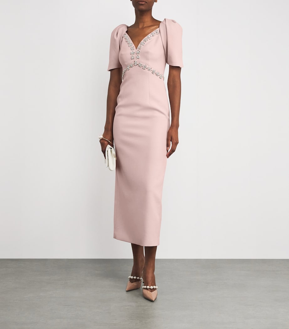 Embellished Myrna Maxi Dress PALE PINK Image 2