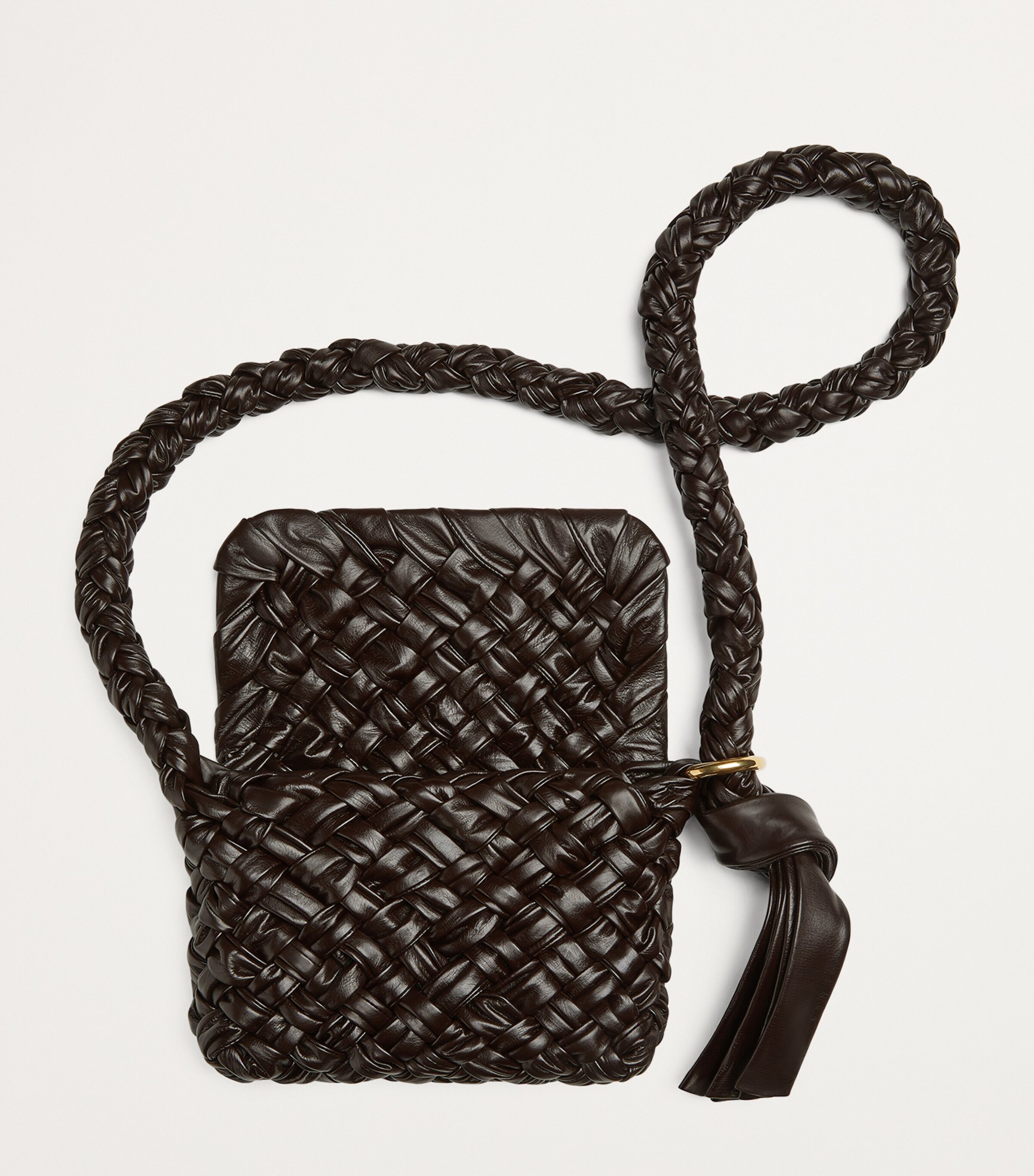 Small Leather Kalimero Città Shoulder Bag 2190 Image 4