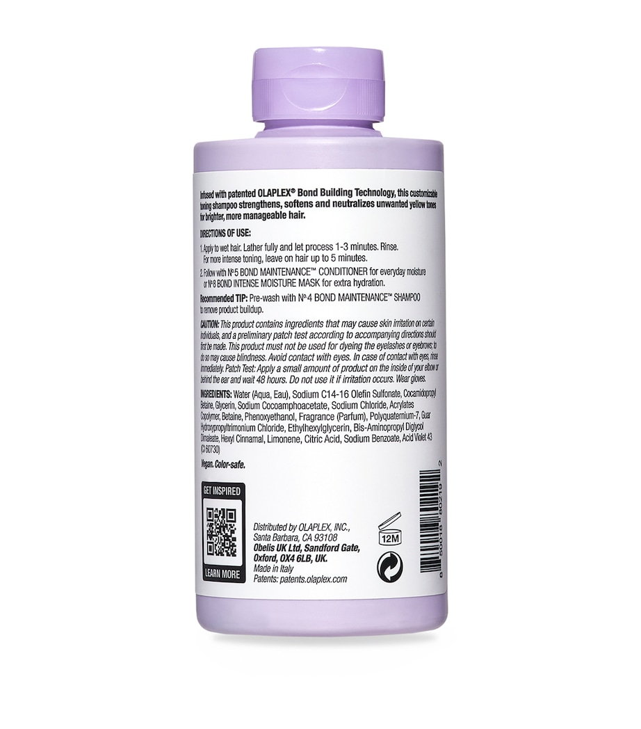 No.4P Blonde Enhancer Toning Shampoo (250ml) NO COLOUR Image 2