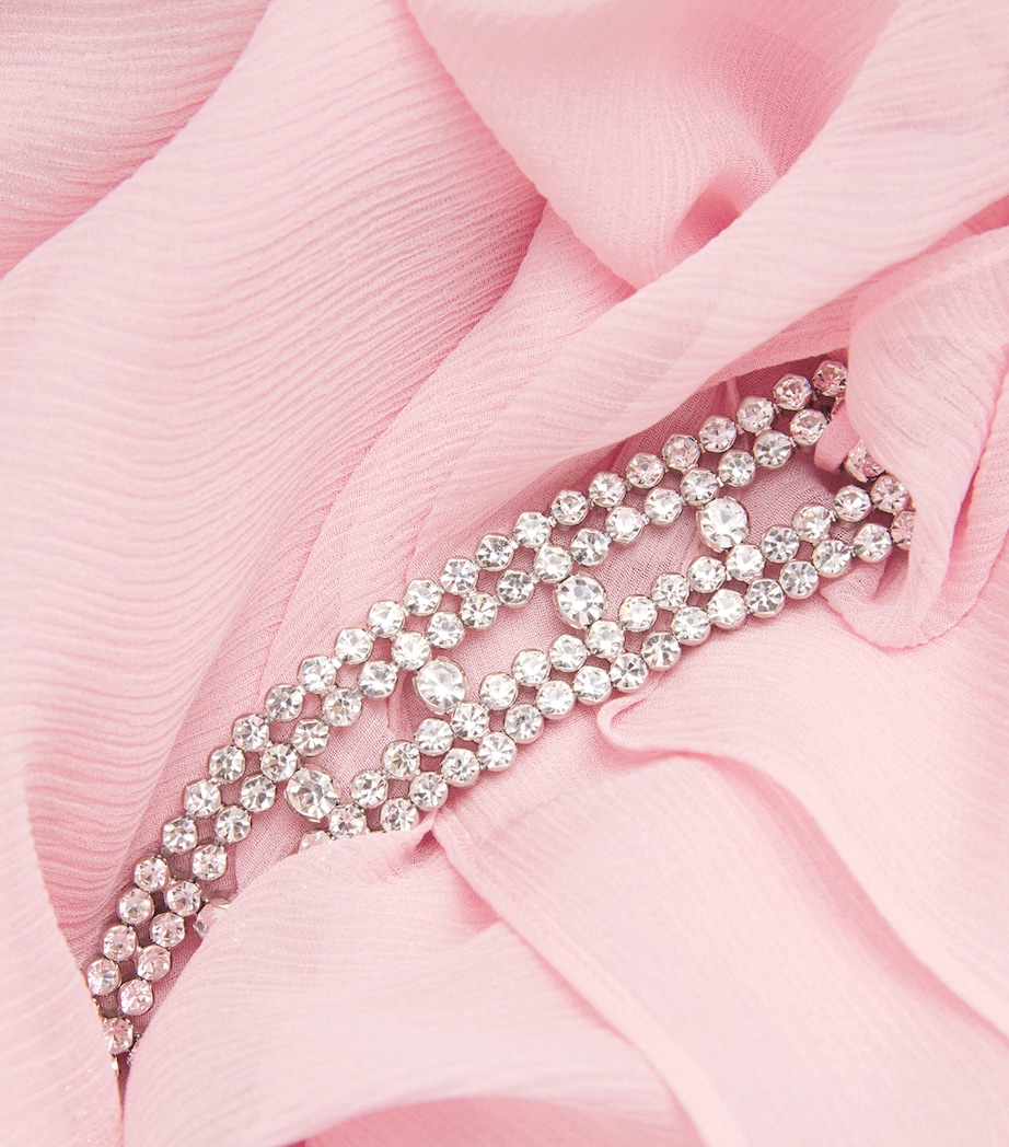 Silk Sza Sza Embellished Maxi Dress BABY PINK Image 5