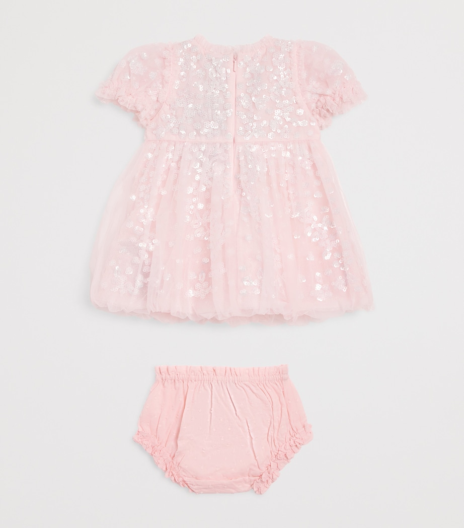 Tulle Confetti Dress (3-24 Months) PNC PEONY PINK/CREAM Image 2