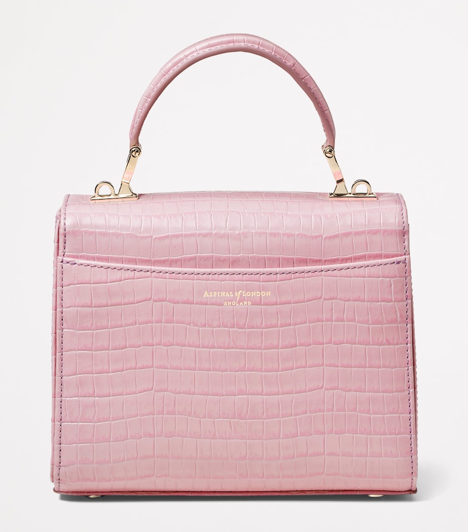Leather Mayfair Midi Bag LILAC Image 3