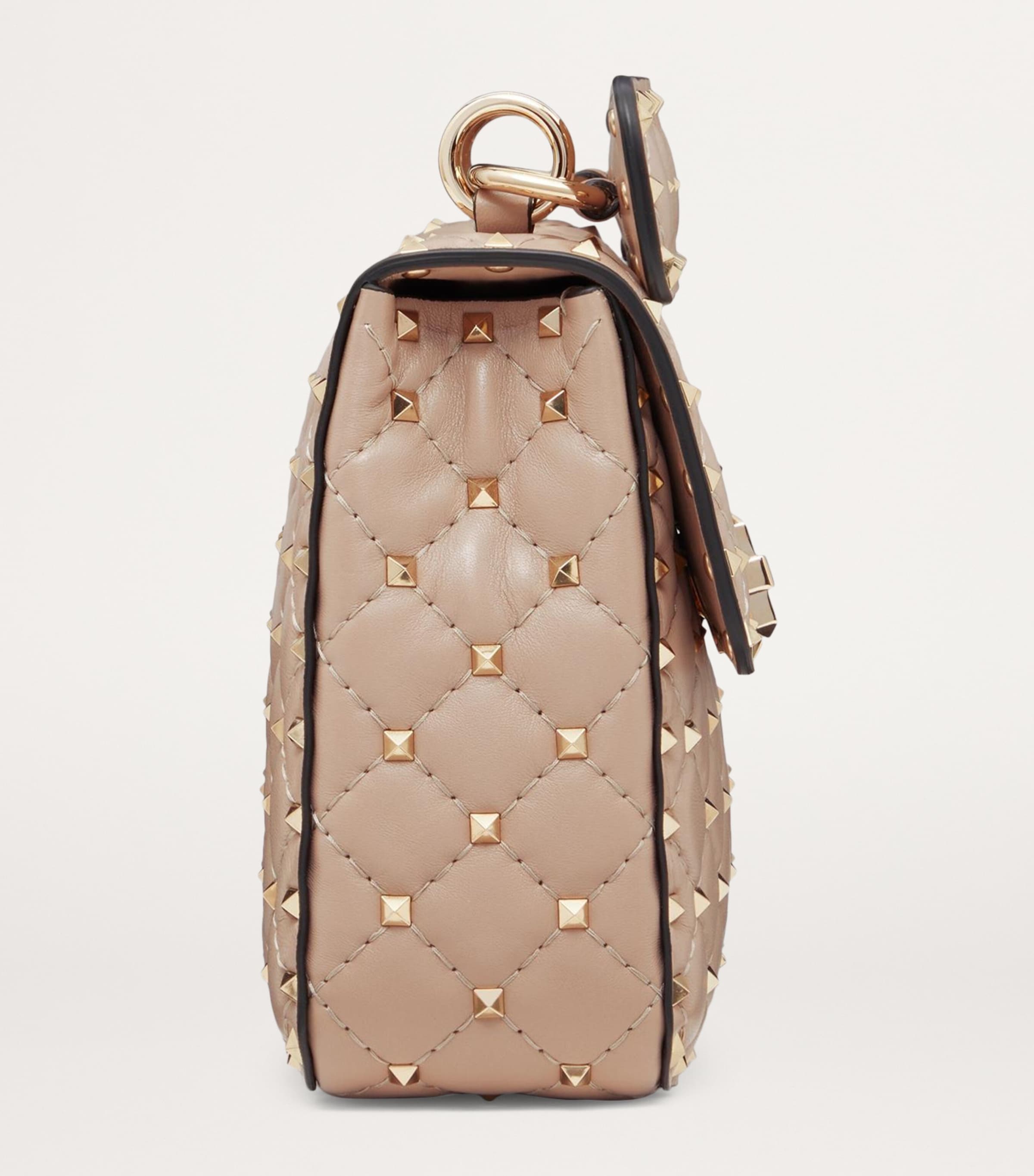 Medium Rockstud Spike Top-Handle Bag P45 Image 5