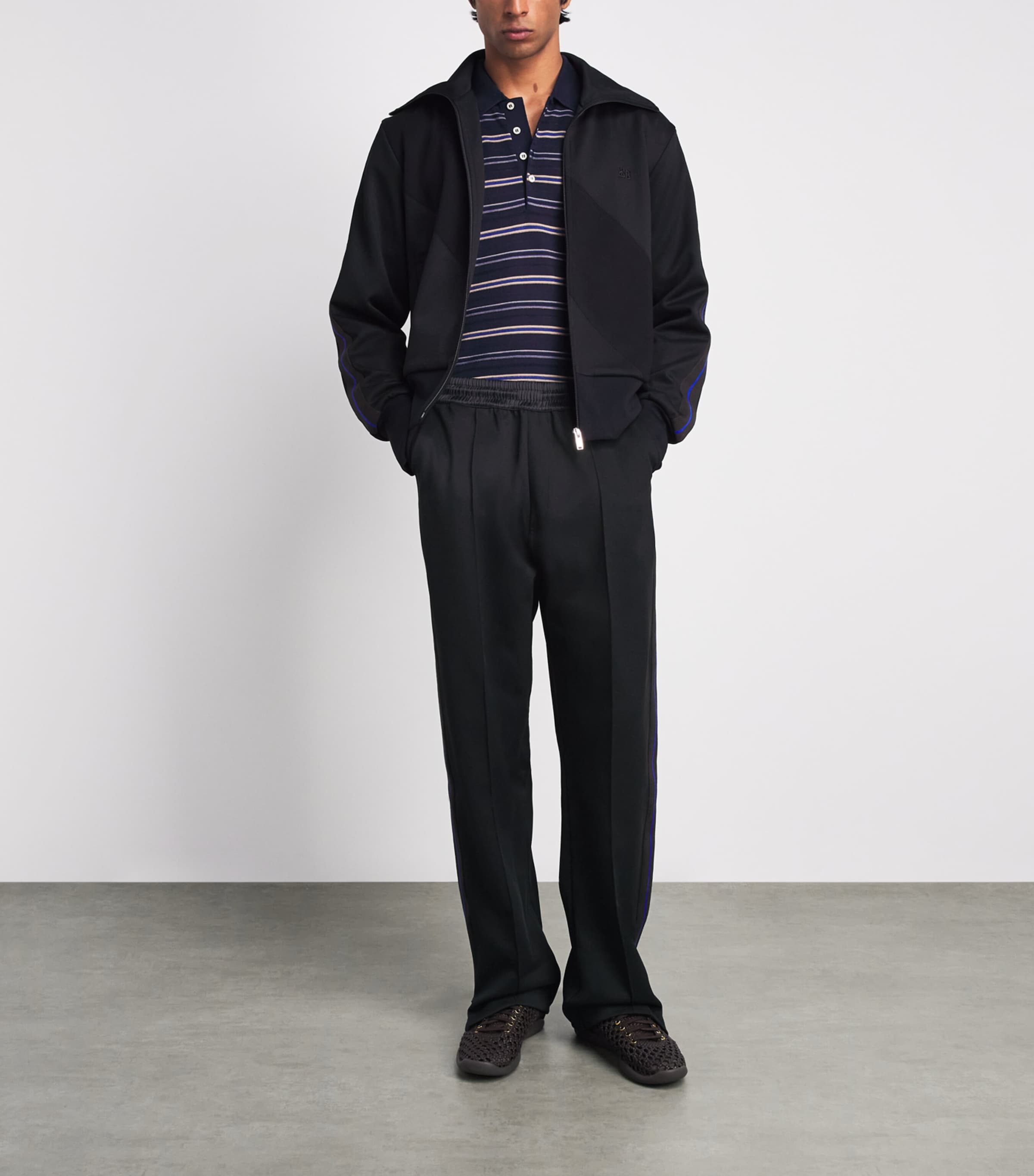 Wales Bonner Mens Form Track Pants Black Image 2