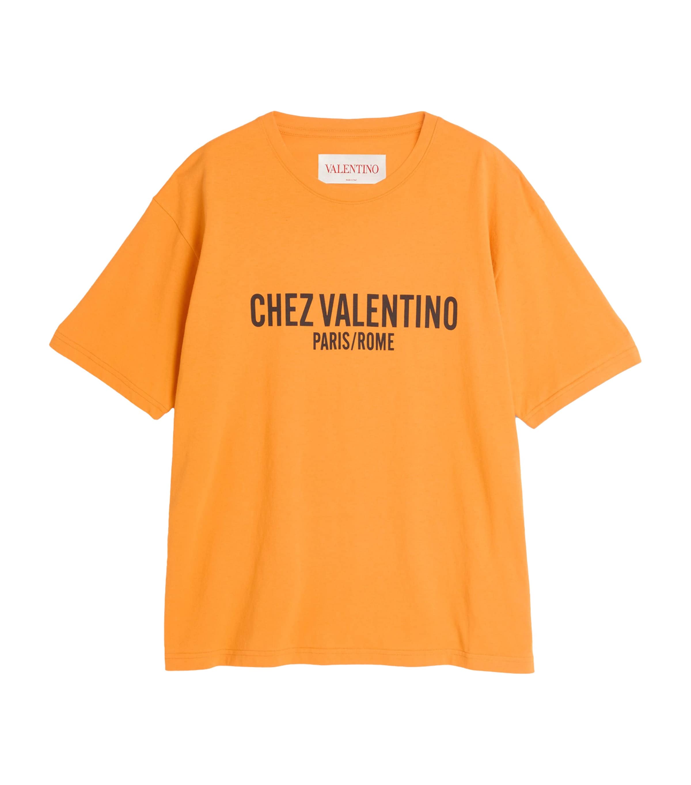 Tシャツ・カットソー Valentino Garavani Striped Chez Valentino T-Shirt Valentino Cotton Chez Valentino T-Shirt | Harrods UK