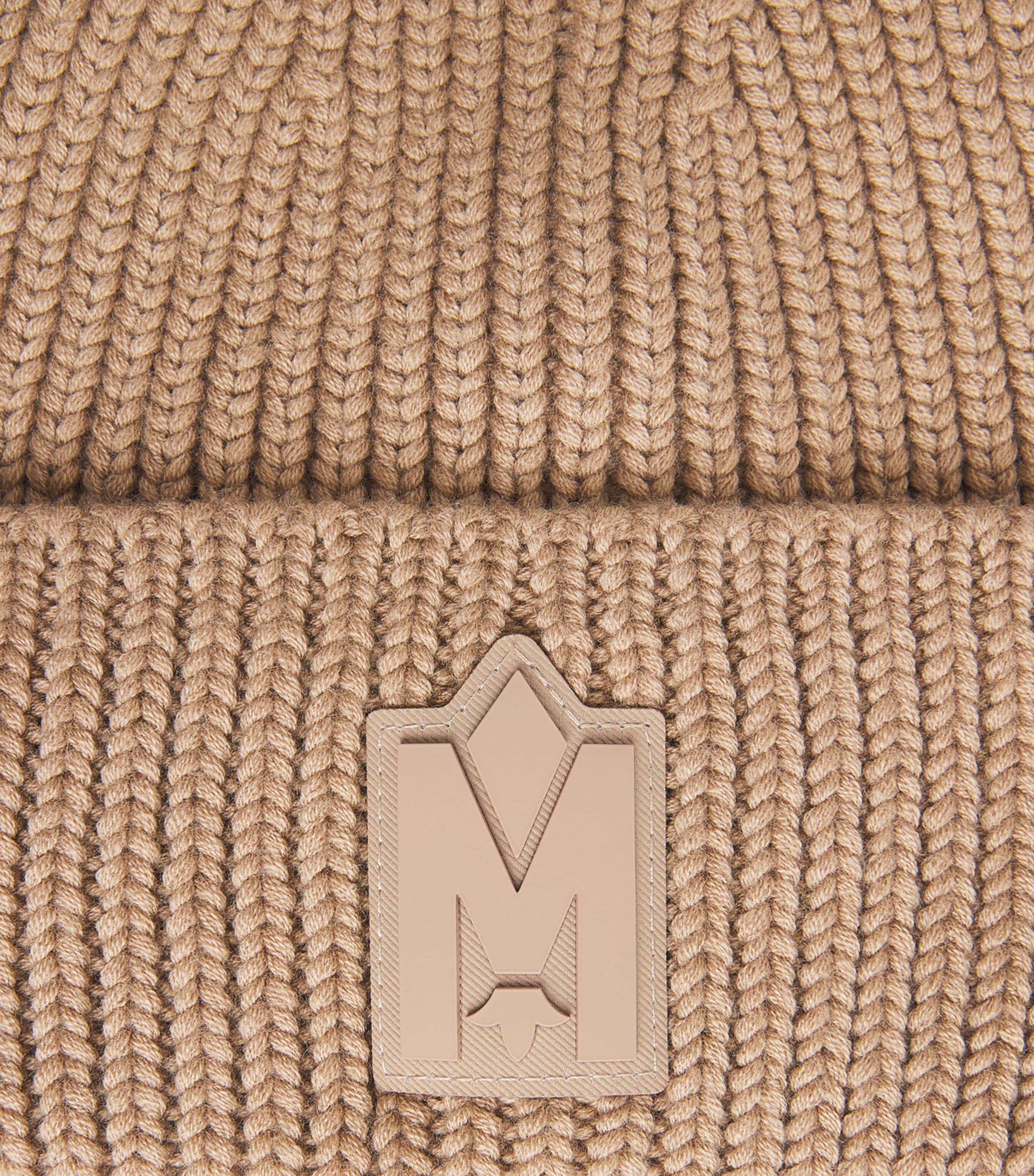 Wool-Blend Ribbed Beanie LT CAMEL A Image 3