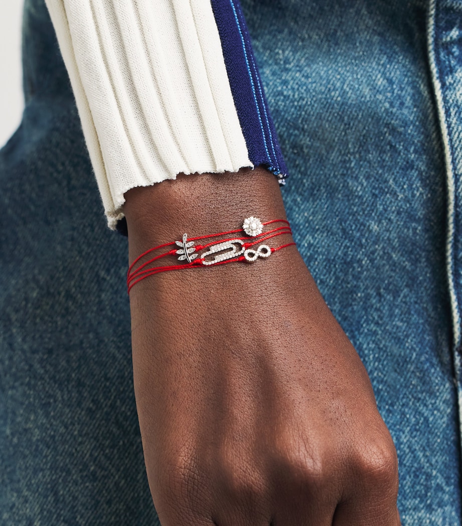 Redline White Gold and Diamond Elyseum Bracelet Red Image 3