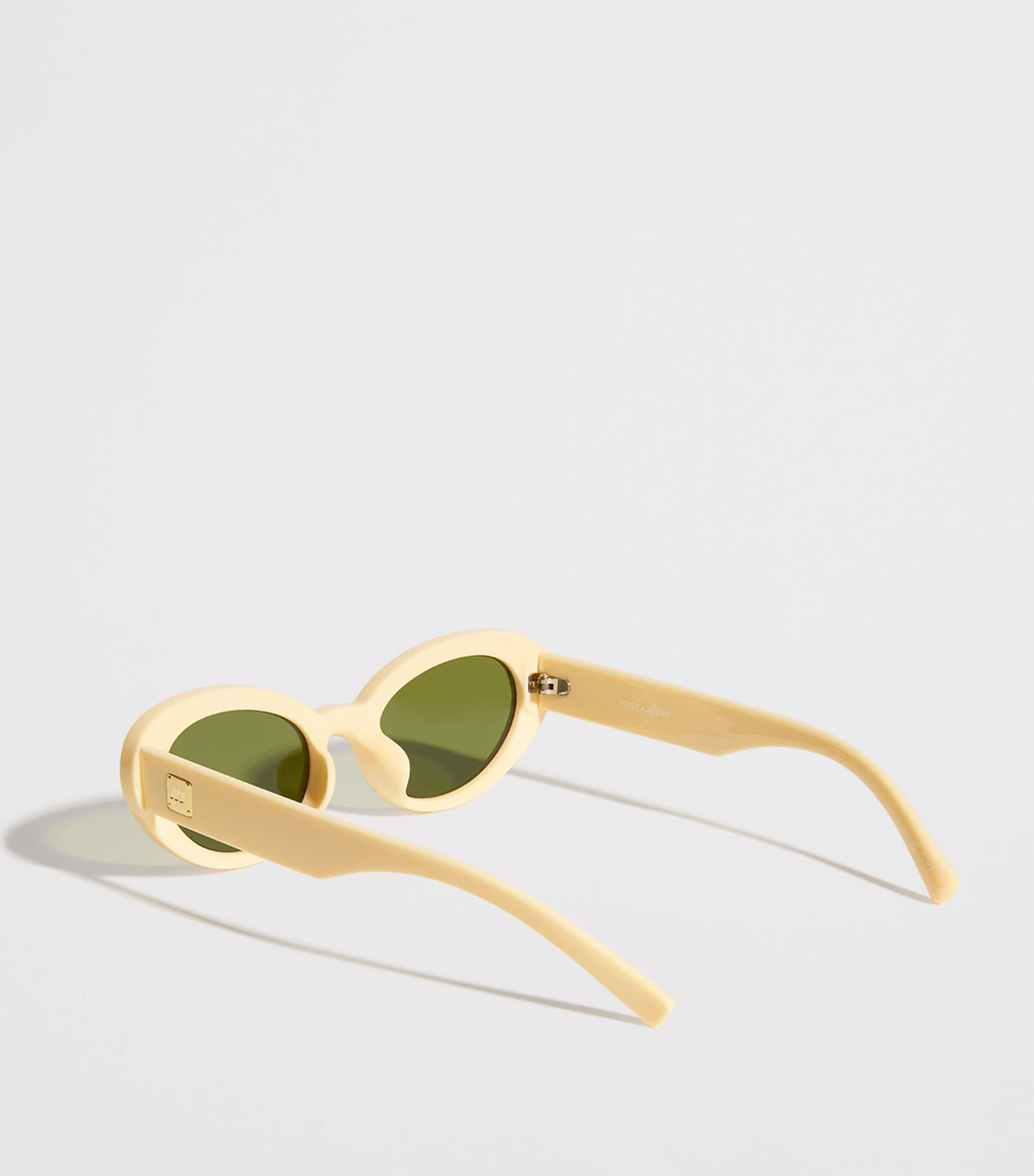 Acetate Tootsie Sunglasses OFF WHITE Image 3