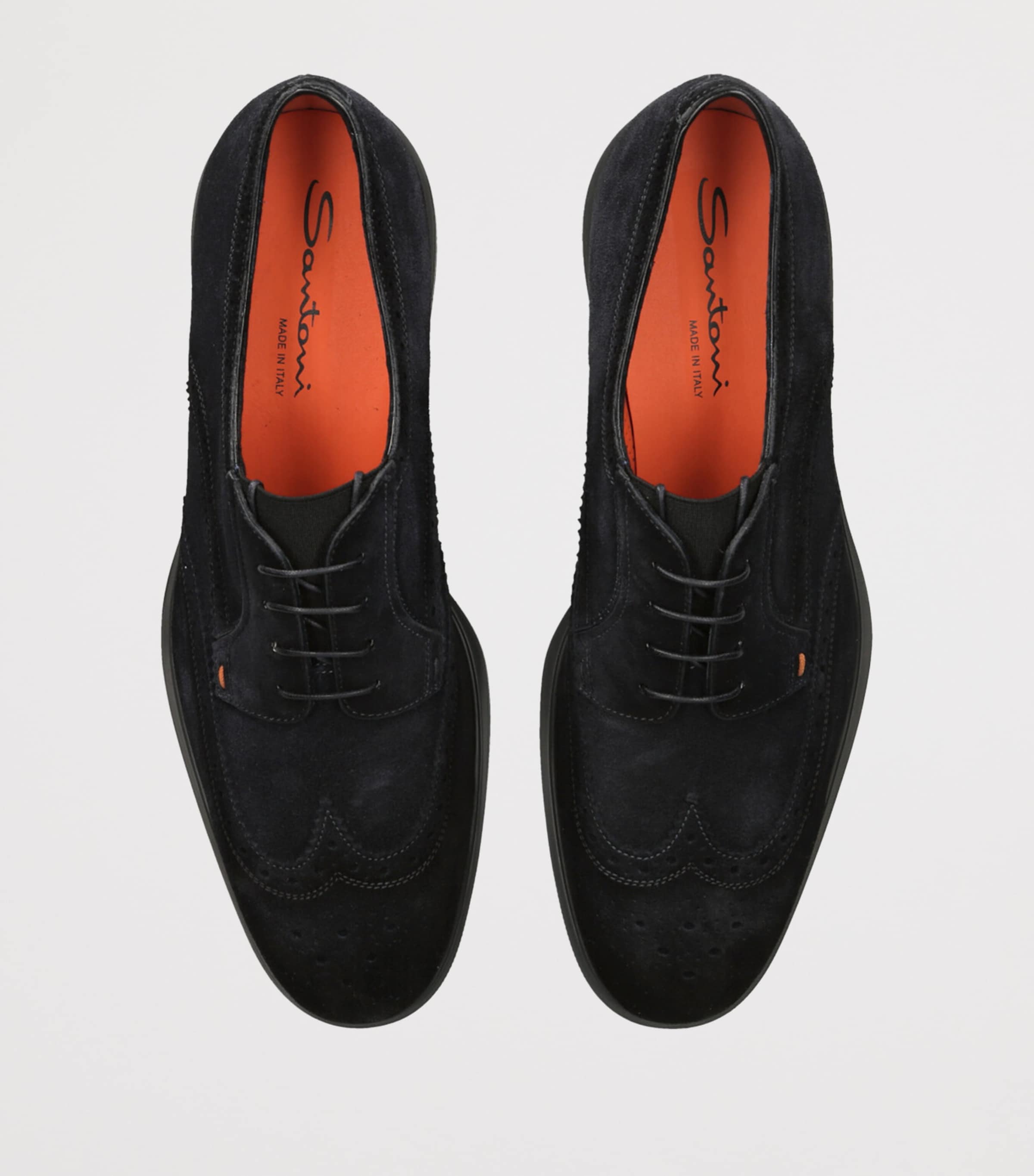 Suede Oxford Shoes NAVY Image 4