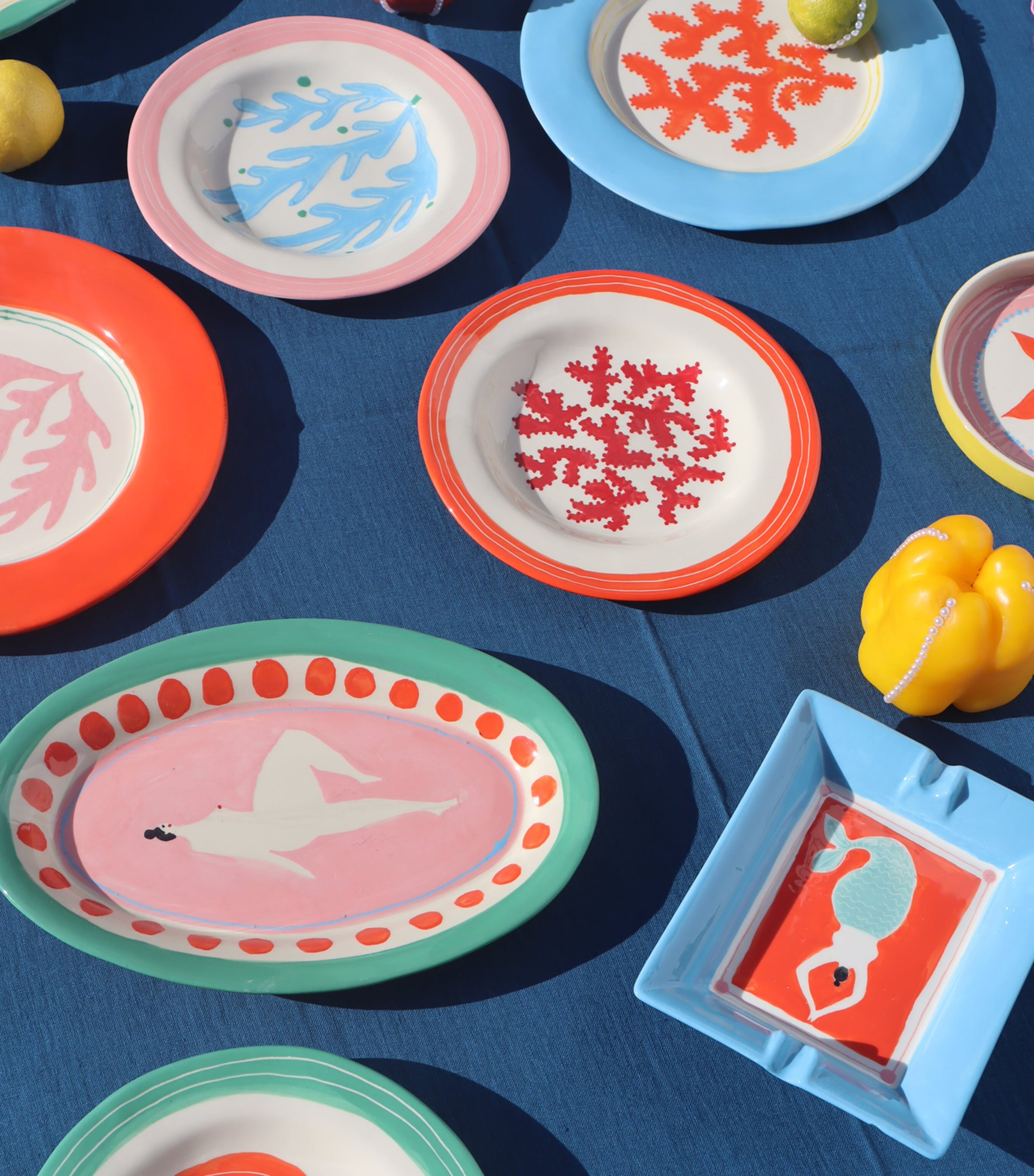 Mermaid Ashtray (18.5cm) MULTI Image 3