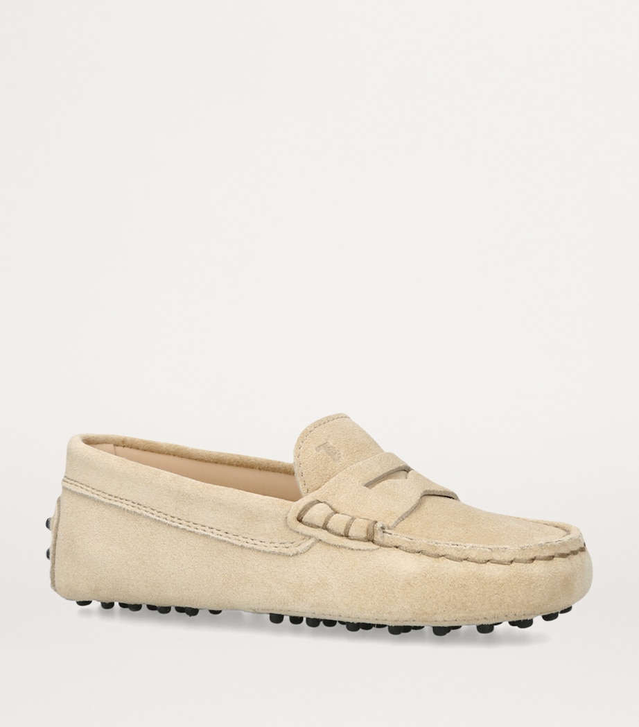 Suede Mocassino Nuovo Driving Shoes CREAM Image 3
