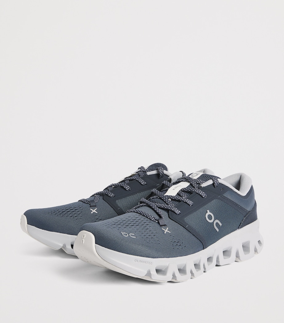 On Mens Cloud X 5 Trainers Navy | Glacier Image 3