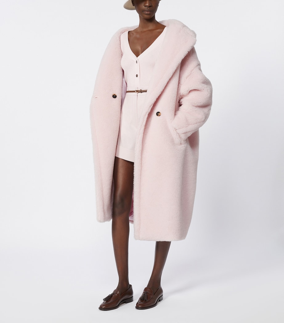 Wool-Blend Ribbed Cardigan PINK Image 2