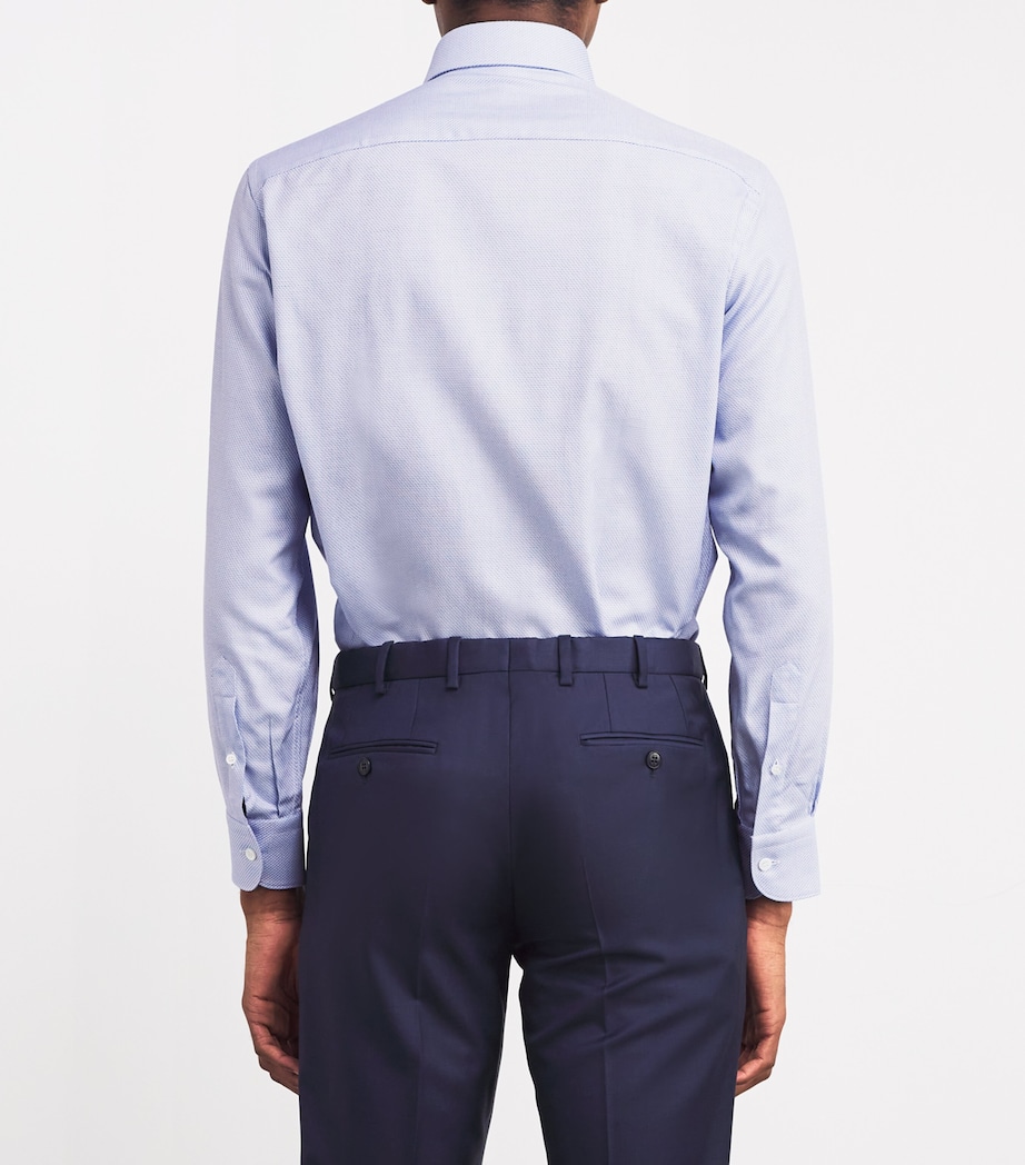 Cotton Micro-Houndstooth Shirt 9049 Image 4