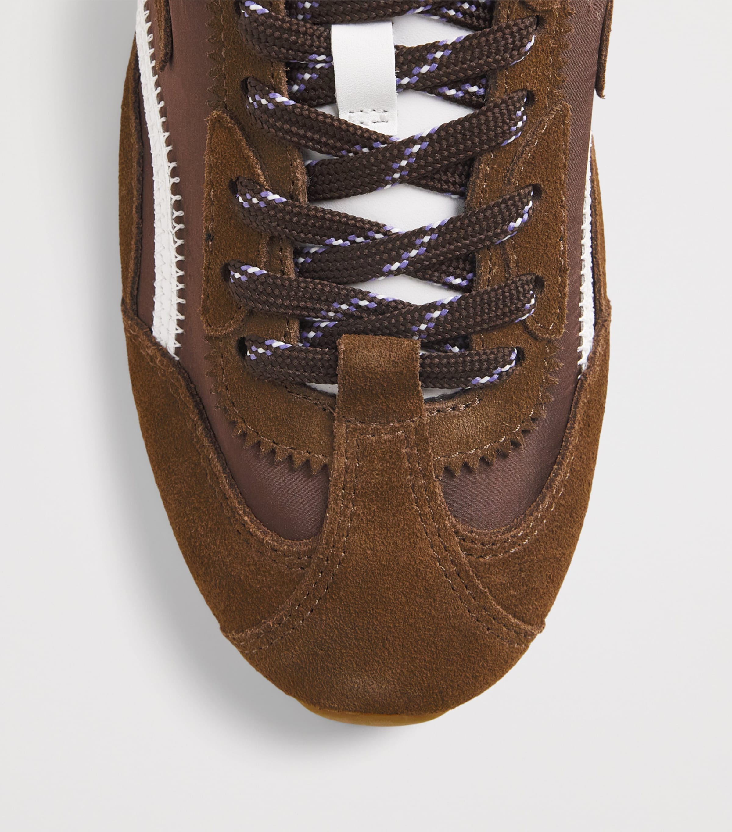 Sandro Paris Suede Light Wave Sneakers Brown Image 6