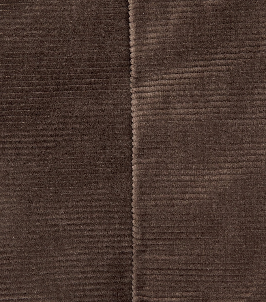 Corduroy Wide-Leg Tailored Trousers TAUPE Image 5